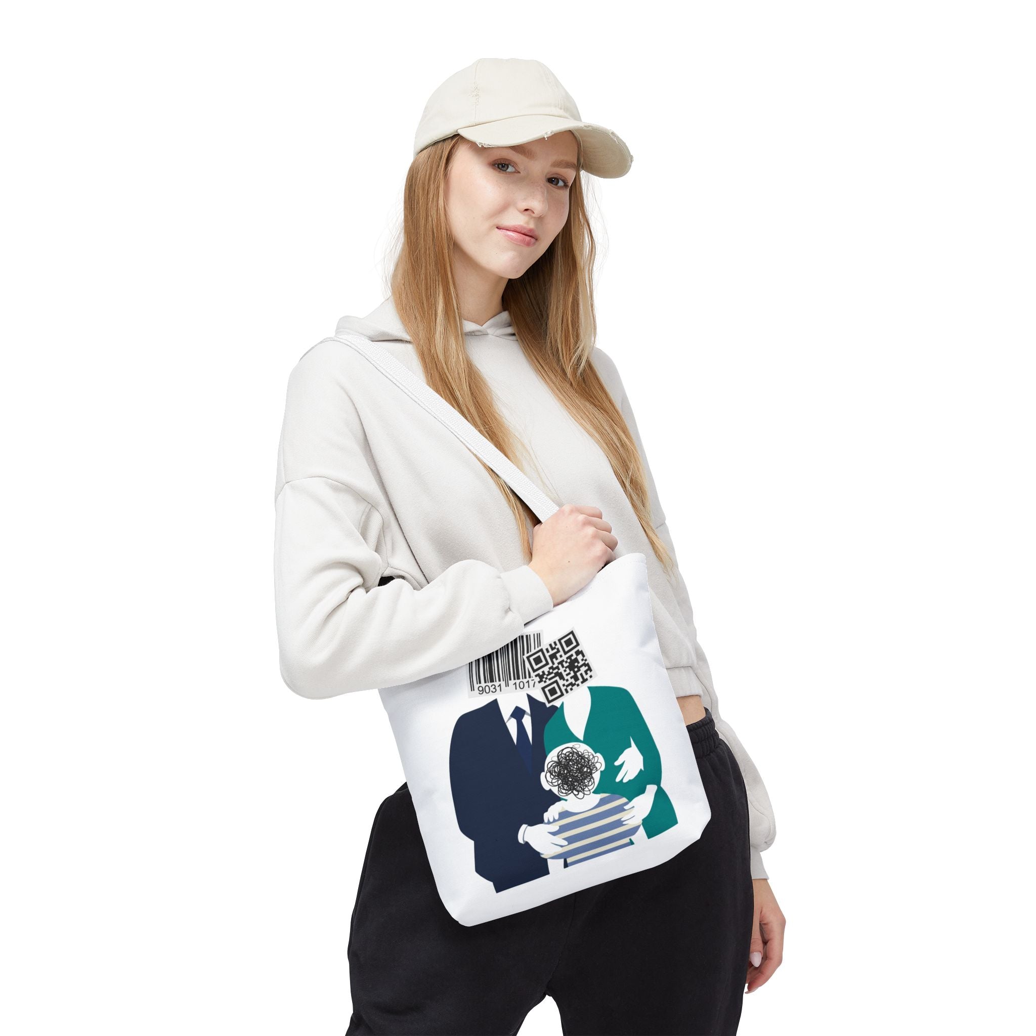 Barcode Family Portrait Tote Bag