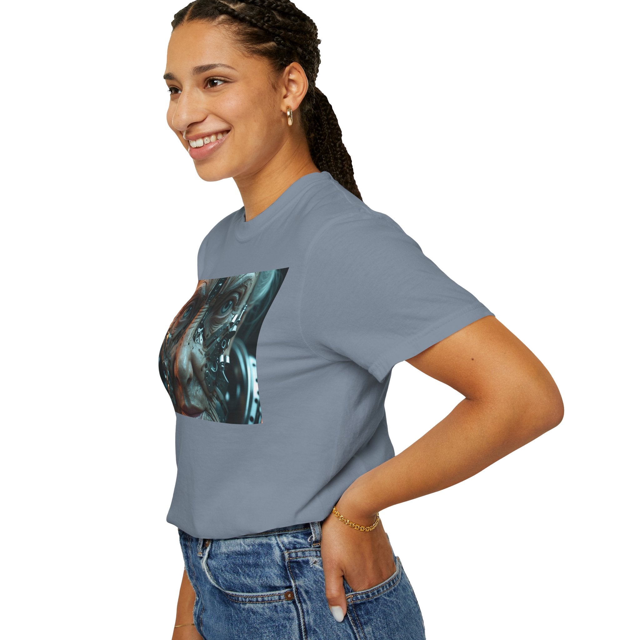 Cybernetic Old Face —T‑Shirt