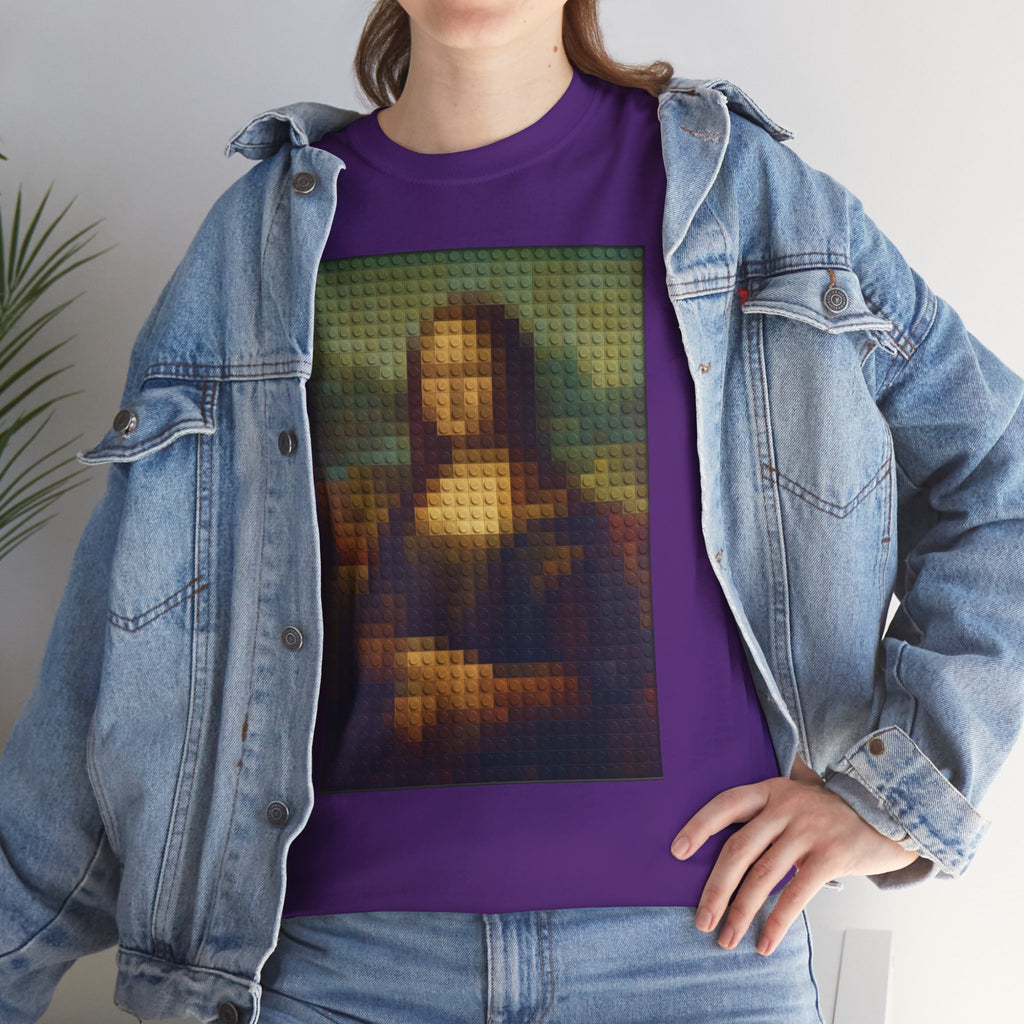 Pixelated Mona Lisa - T‑Shirt