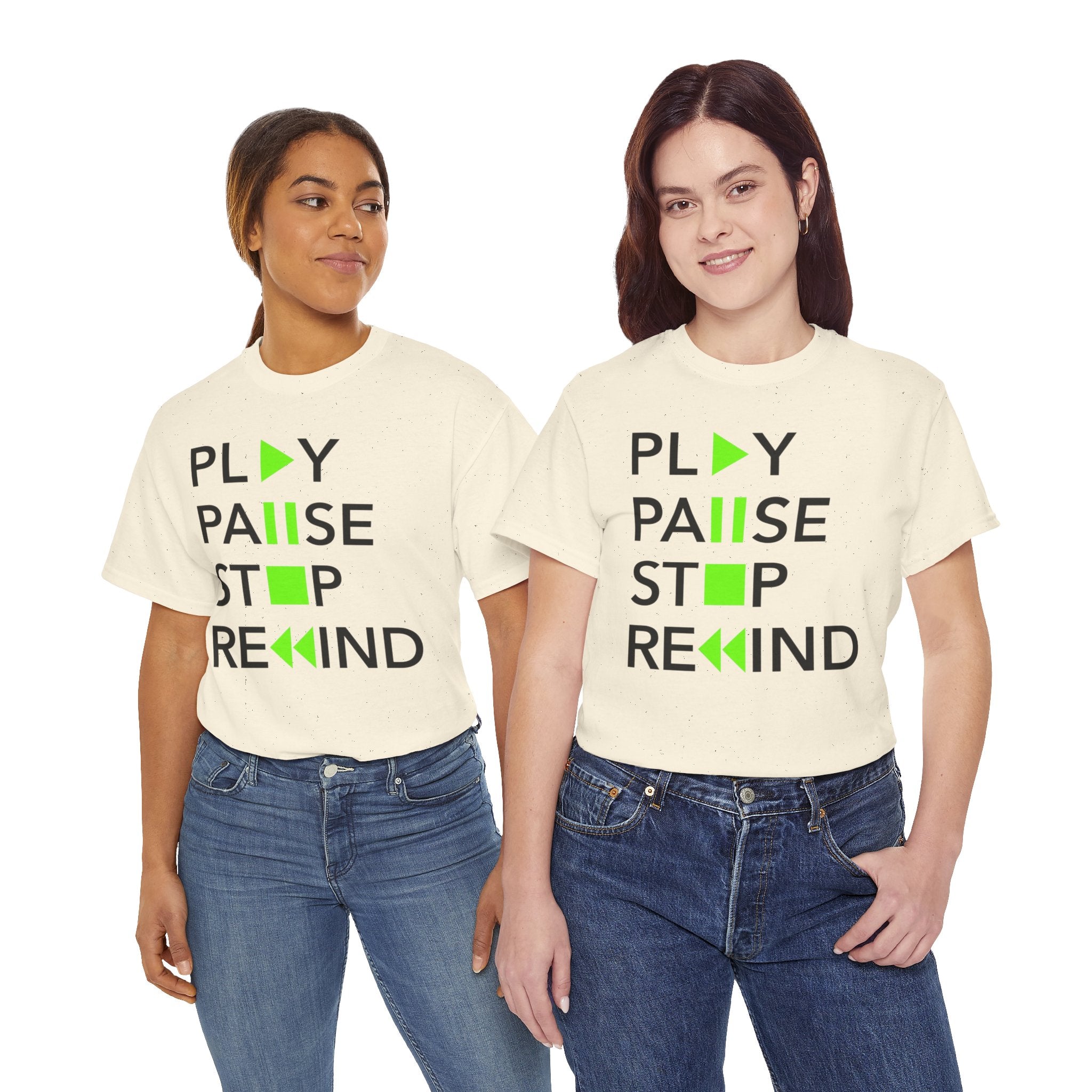 Play Pause Stop Rewind — T-Shirt
