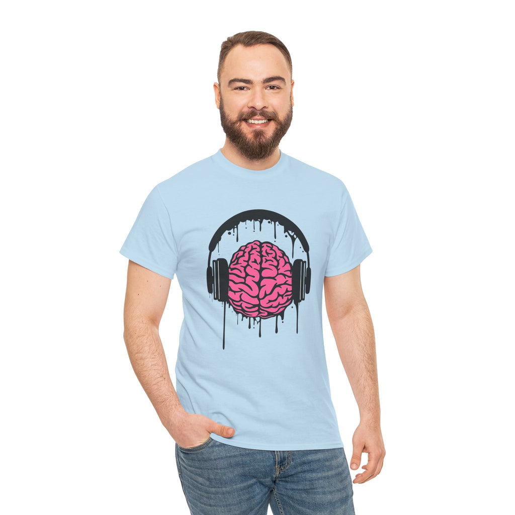 Music Lover Dripping Brain — T-Shirt