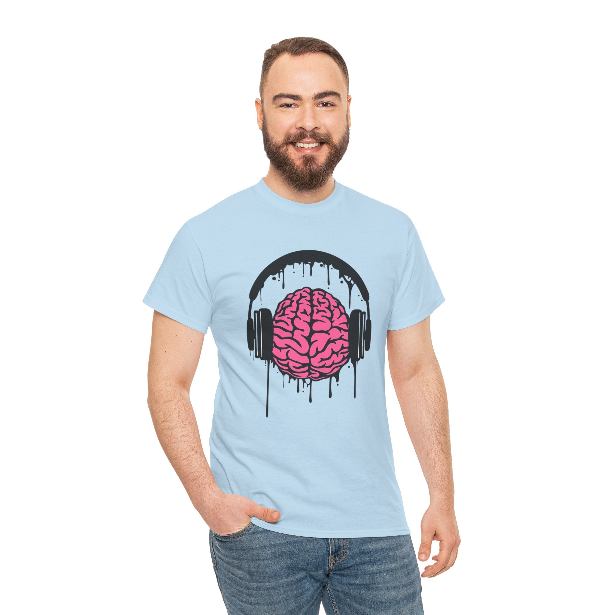 Music Lover Dripping Brain — T-Shirt