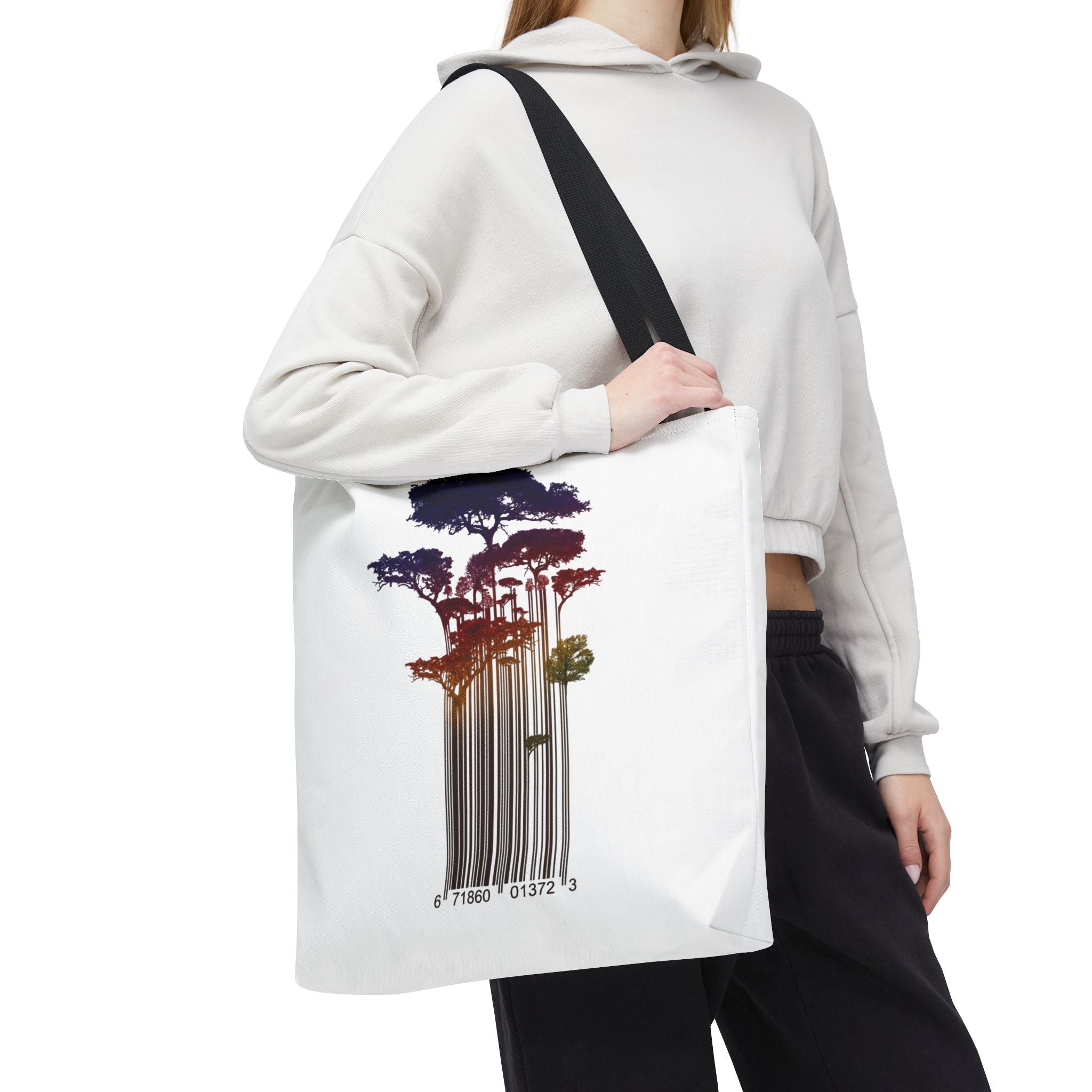 Barcode Forest — Tote Bag
