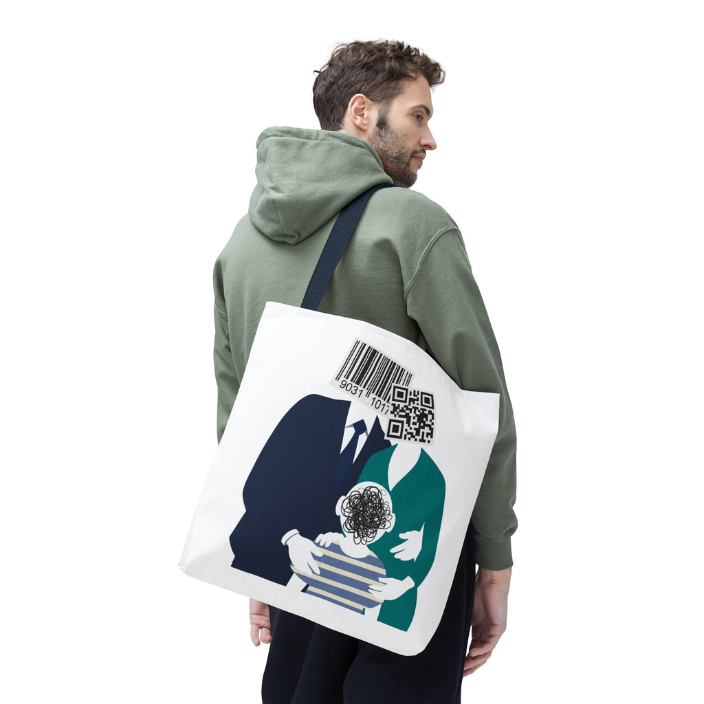 Barcode Family Portrait Tote Bag