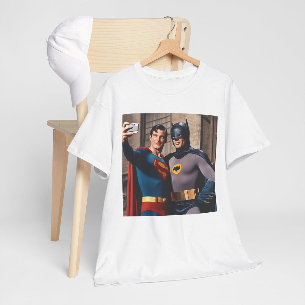 Retro Superhero Selfie - T shirt