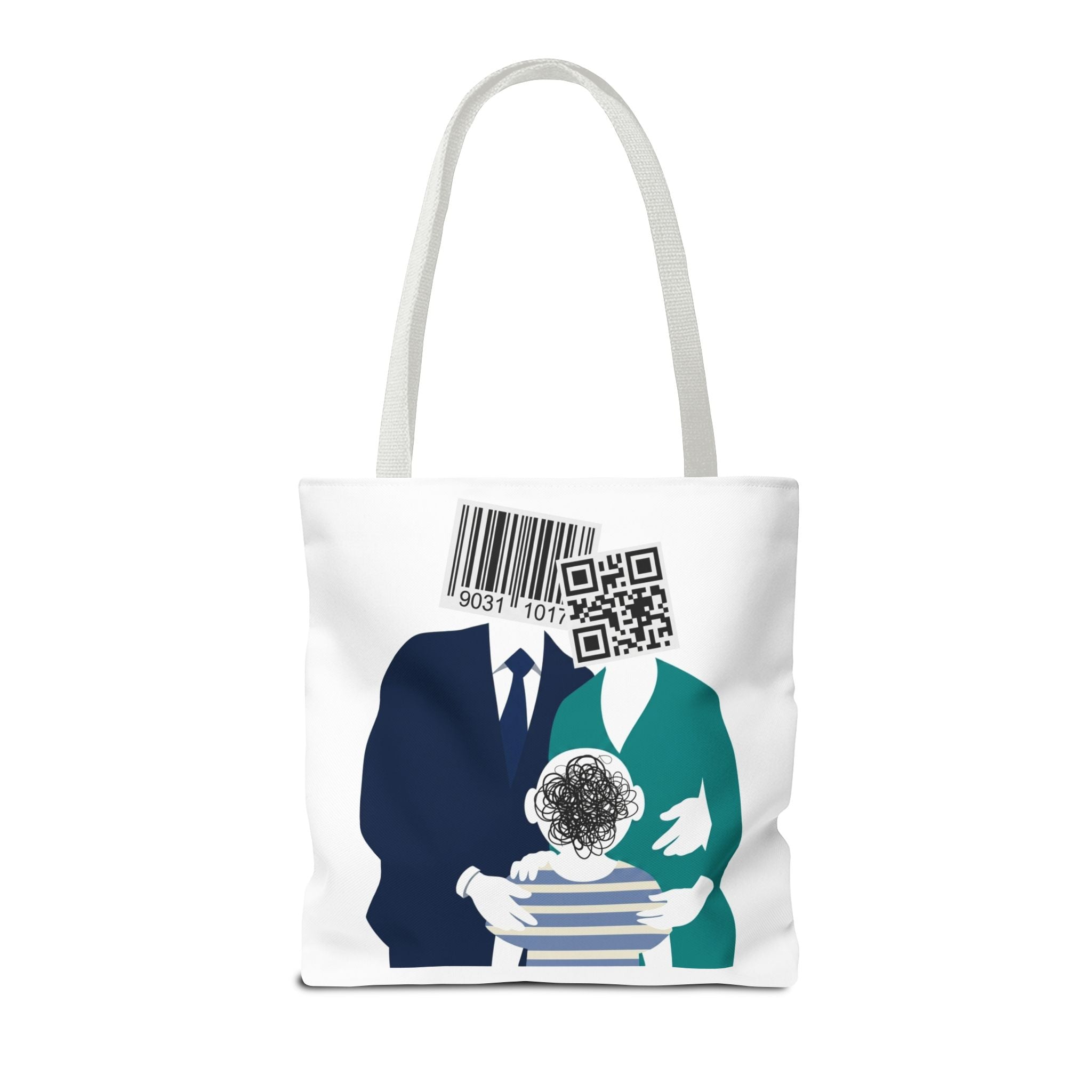 Barcode Family Portrait Tote Bag
