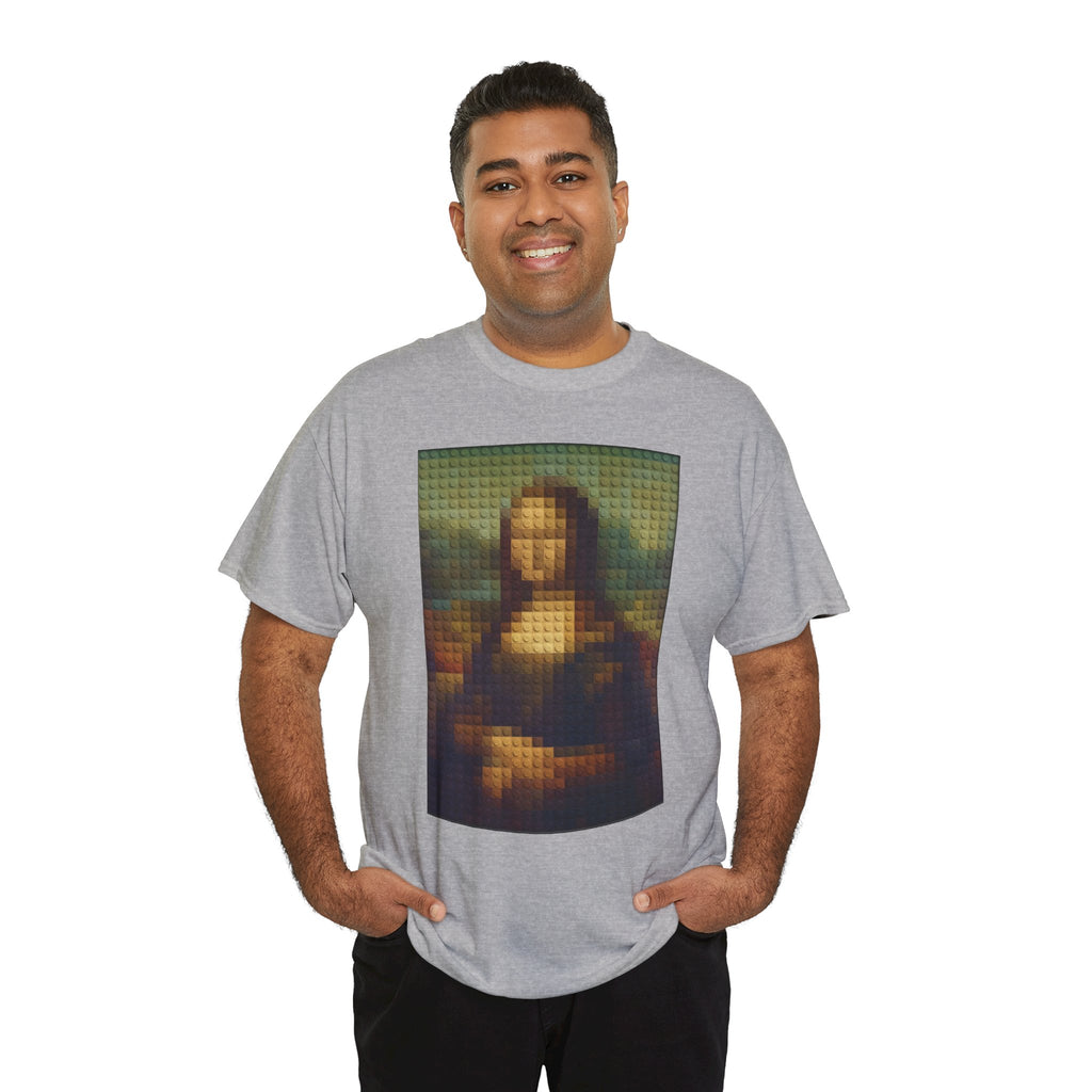 Pixelated Mona Lisa - T‑Shirt