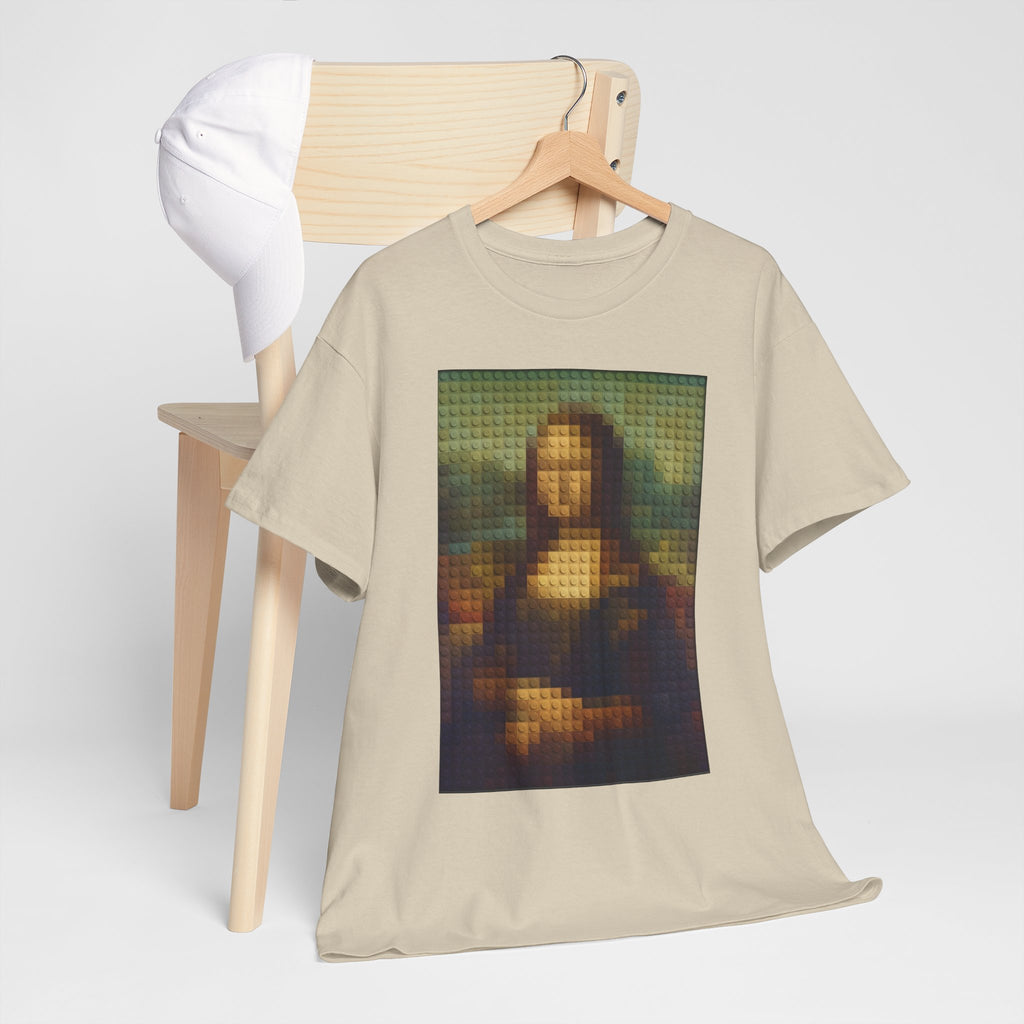Pixelated Mona Lisa - T‑Shirt