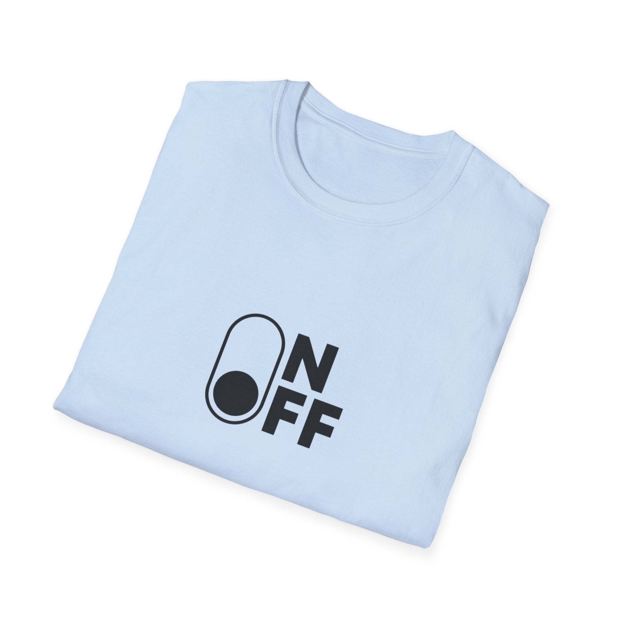 T-Shirt "On/Off" Minimalist Switch Graphic Tee