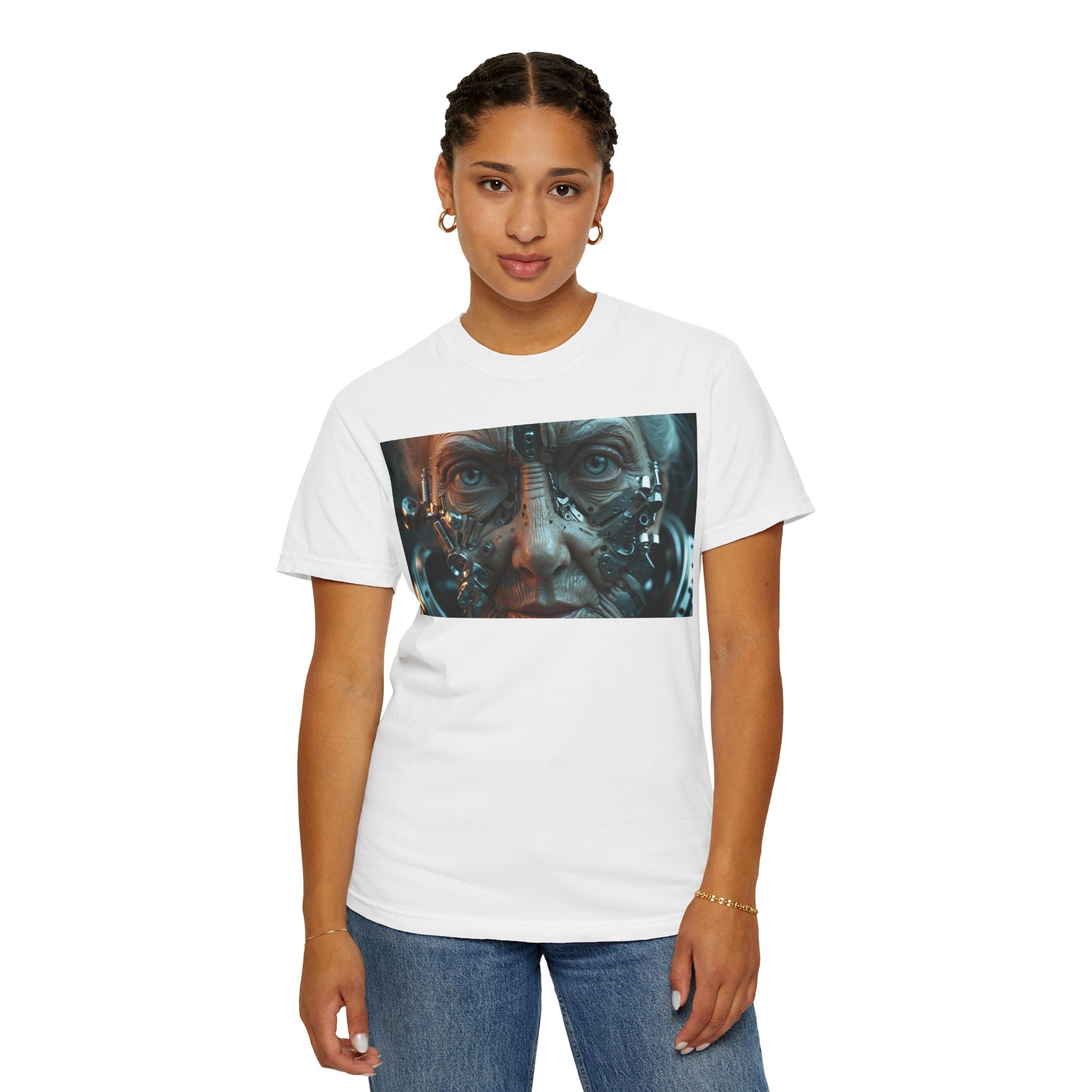 Cybernetic Old Face —T‑Shirt