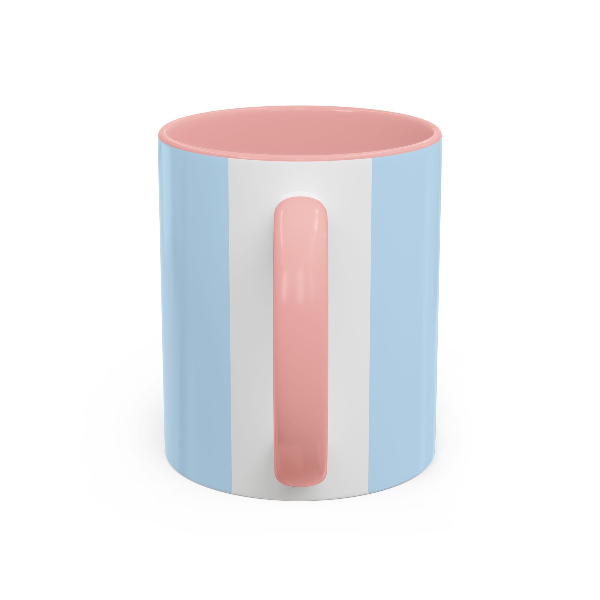 Less Is More Minimalist Accent Coffee Mug — Blue 11/15oz
