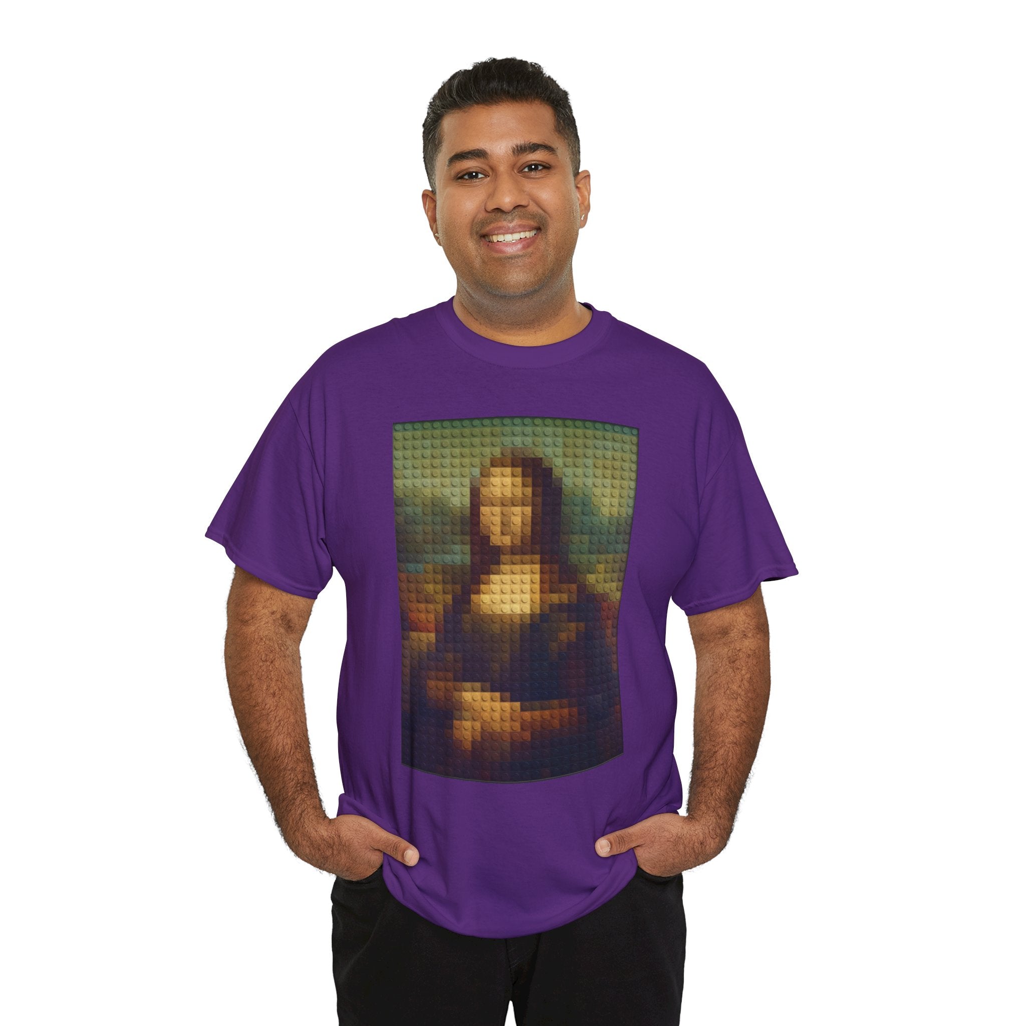 Pixelated Mona Lisa - T‑Shirt