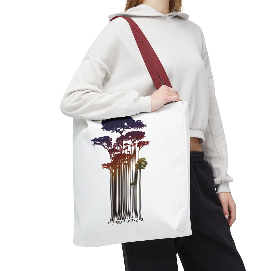 Barcode Forest — Tote Bag