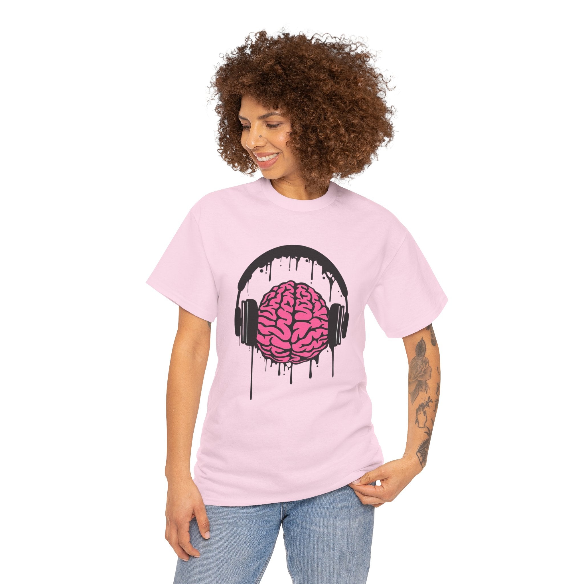 Music Lover Dripping Brain — T-Shirt