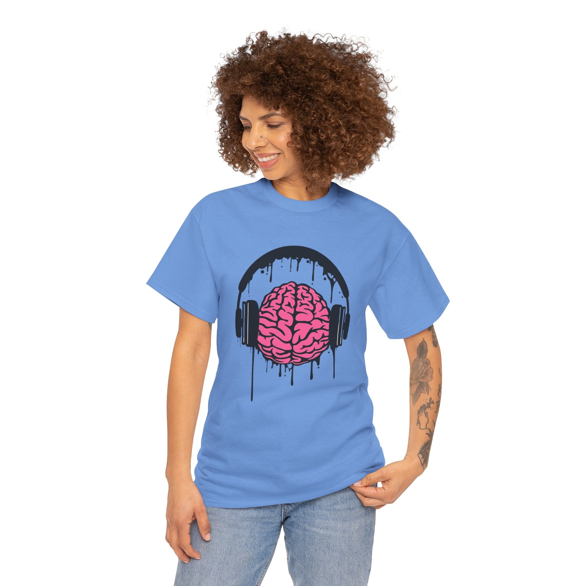 Music Lover Dripping Brain — T-Shirt
