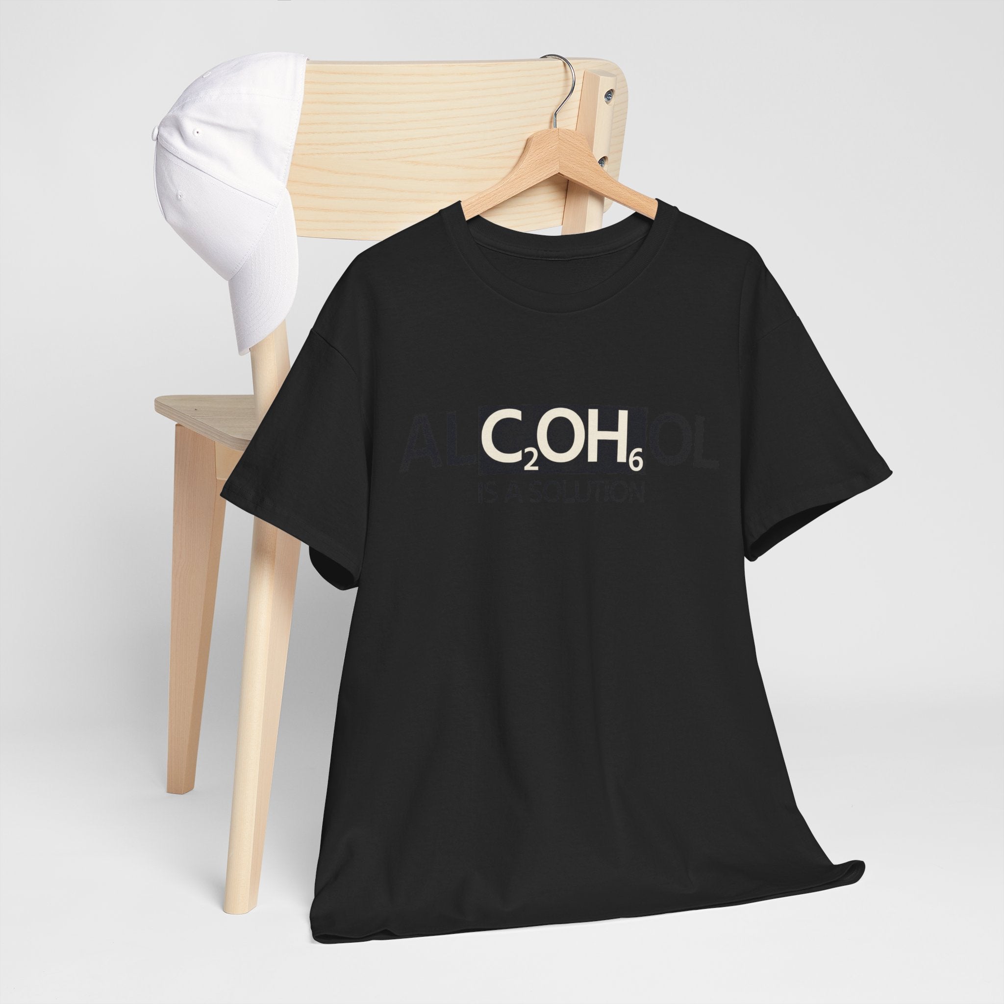 "Alcohol Is A Solution" — T-Shirt