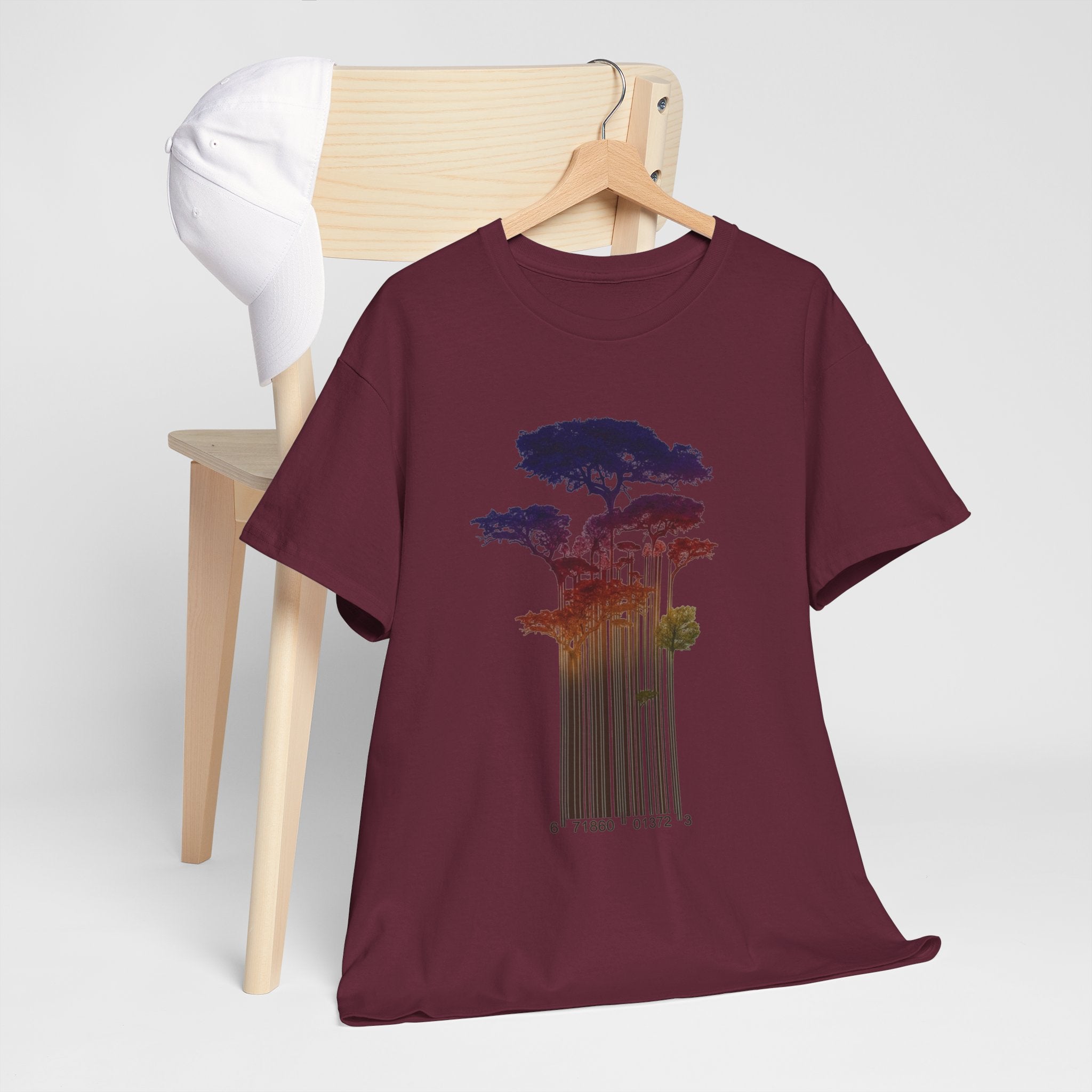Barcode Forest T‑Shirt