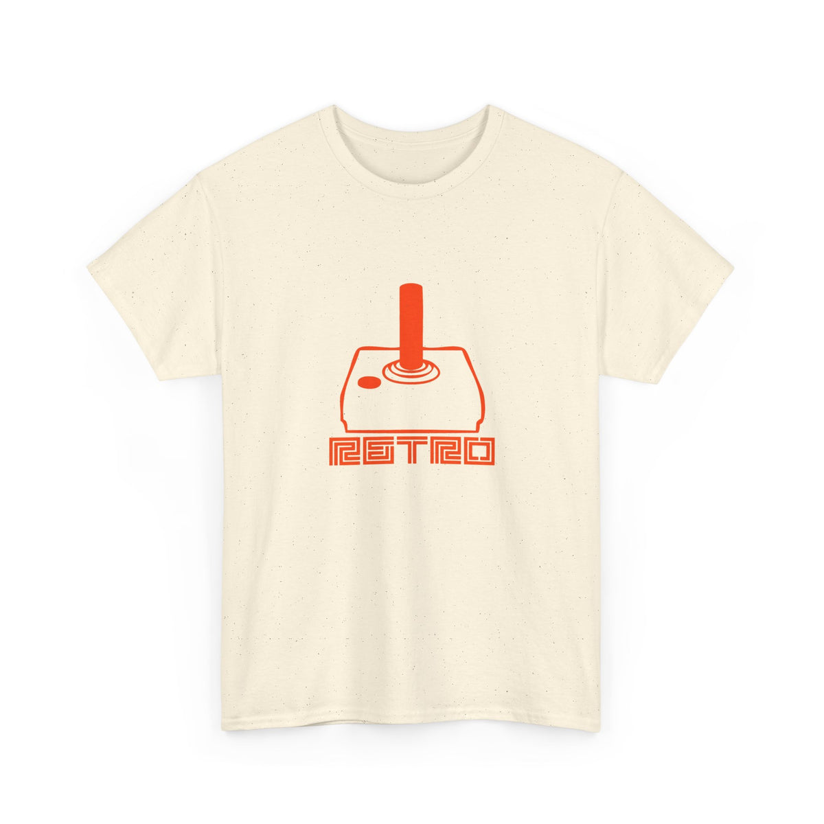 Retro Arcade Joystick T-Shirt in Natural – nostalgic gaming graphic tee