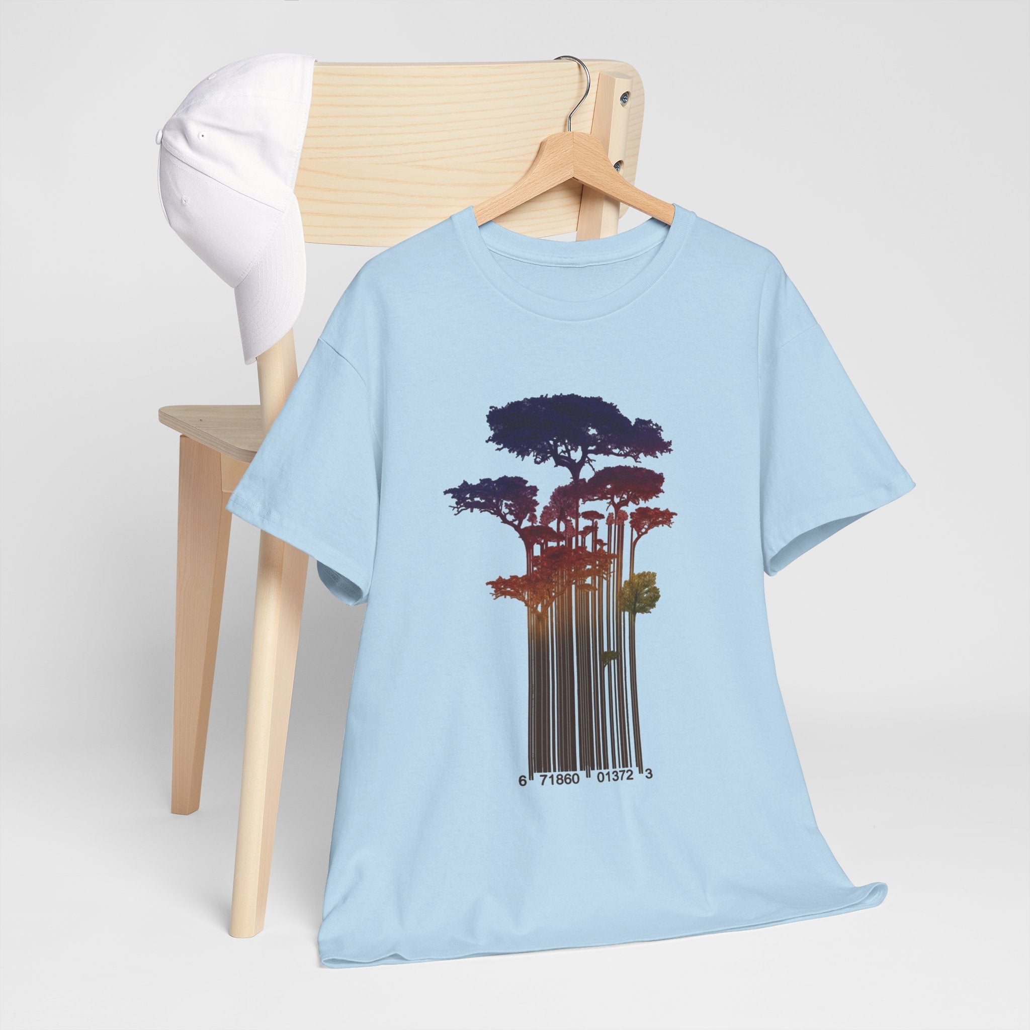 Barcode Forest T‑Shirt