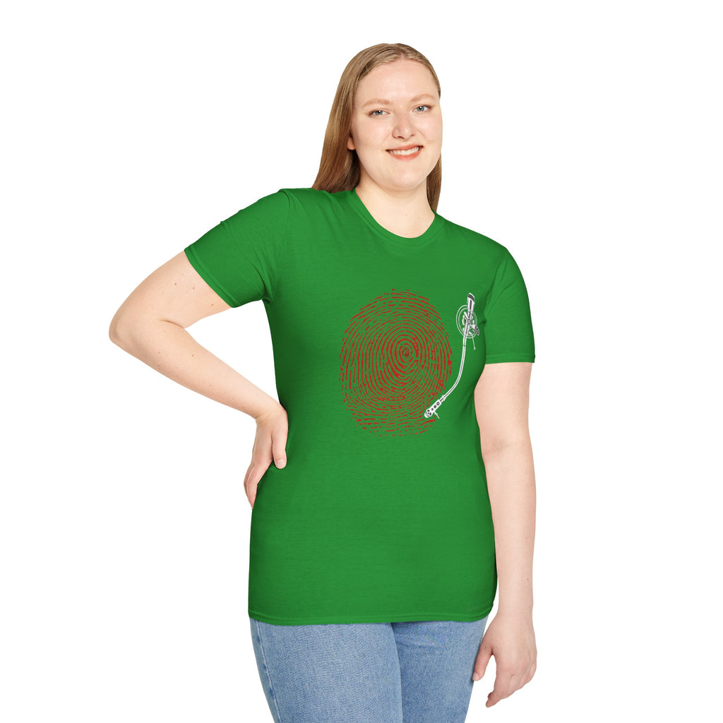 Fingerprint Turntable — T-Shirt