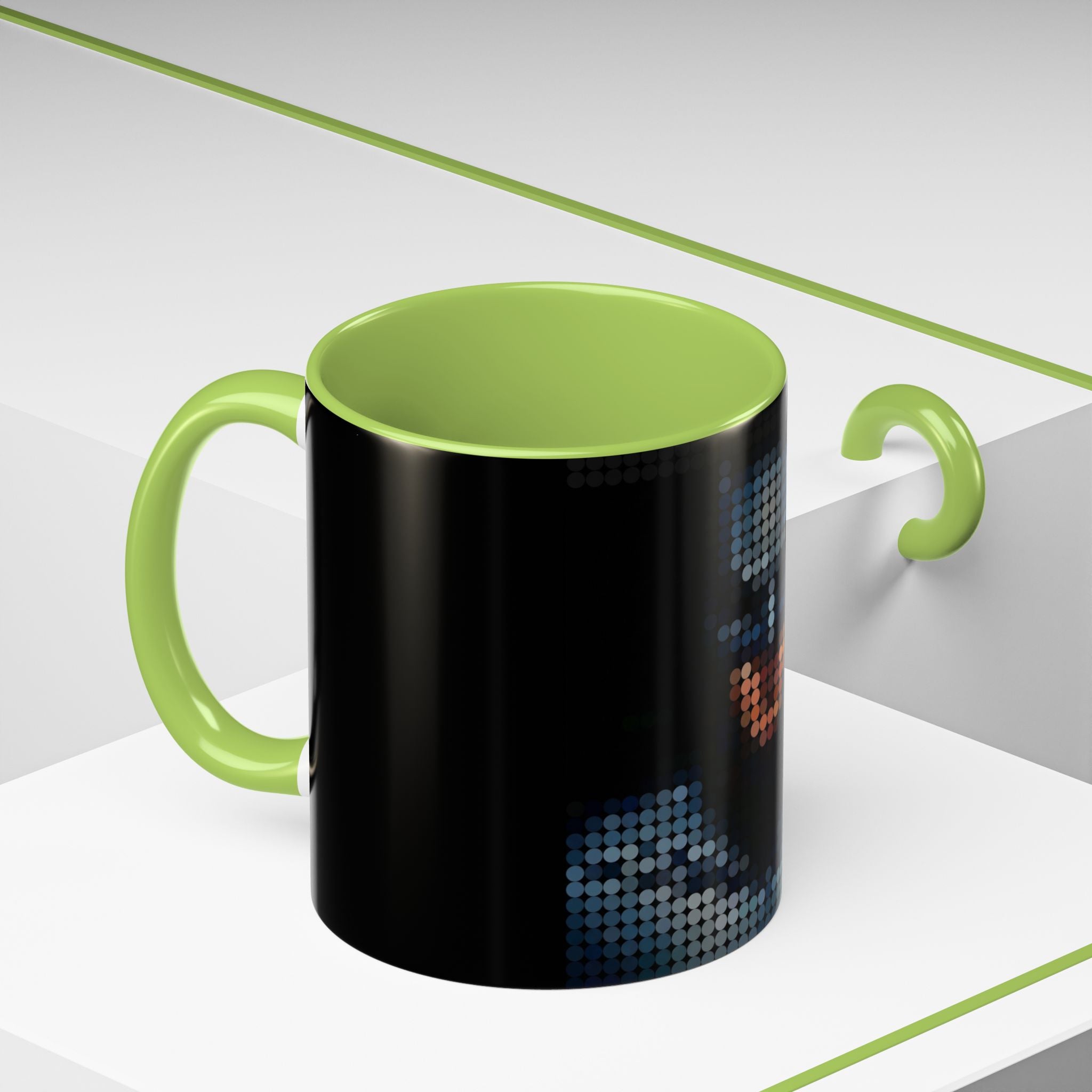 Pixel Art Dark Knight — Coffee Mug