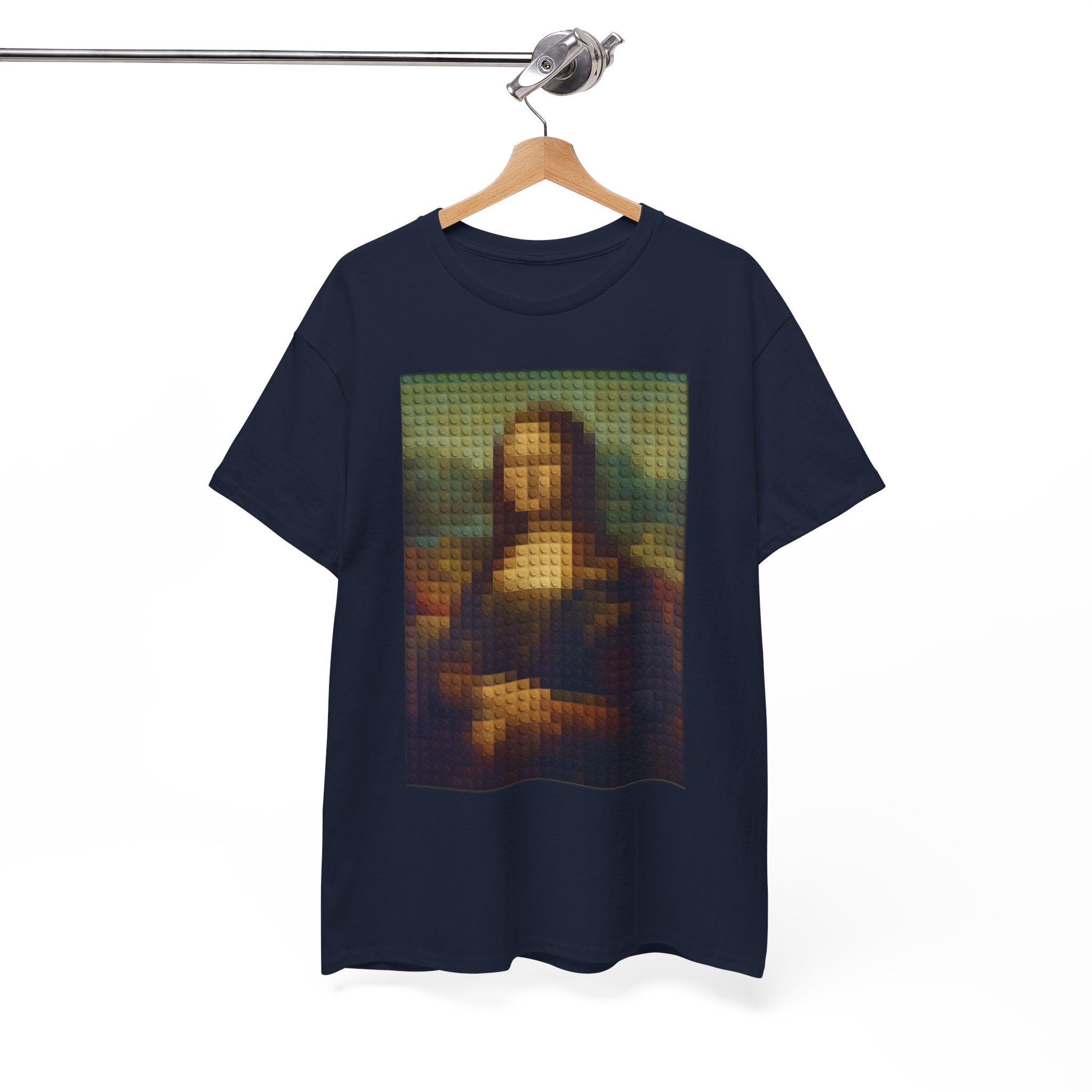 Pixelated Mona Lisa - T‑Shirt