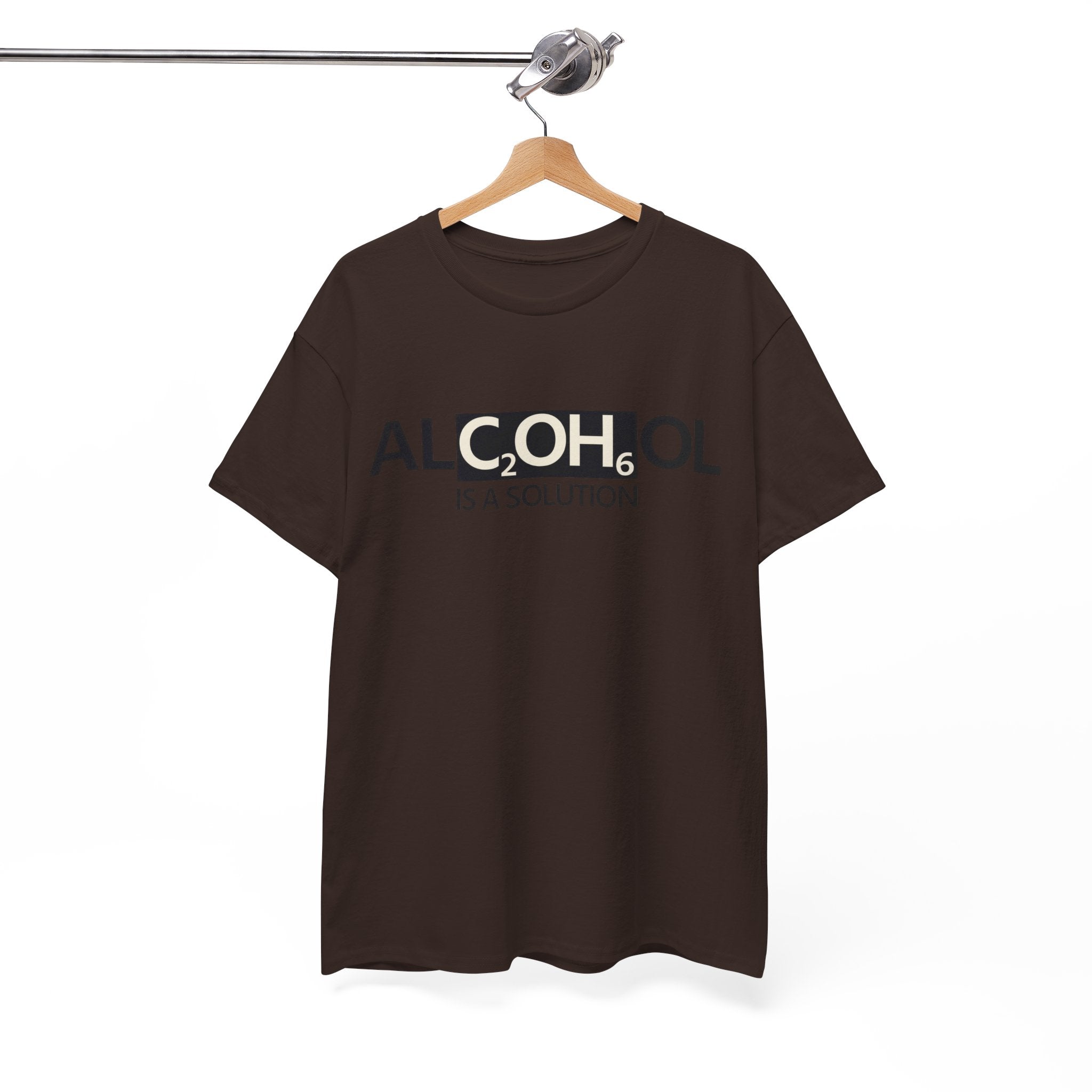 "Alcohol Is A Solution" — T-Shirt
