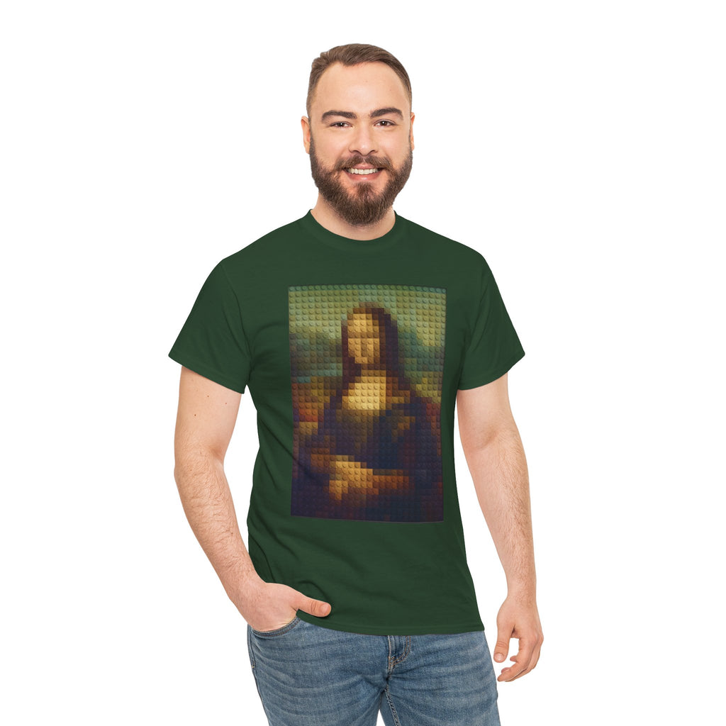 Pixelated Mona Lisa - T‑Shirt