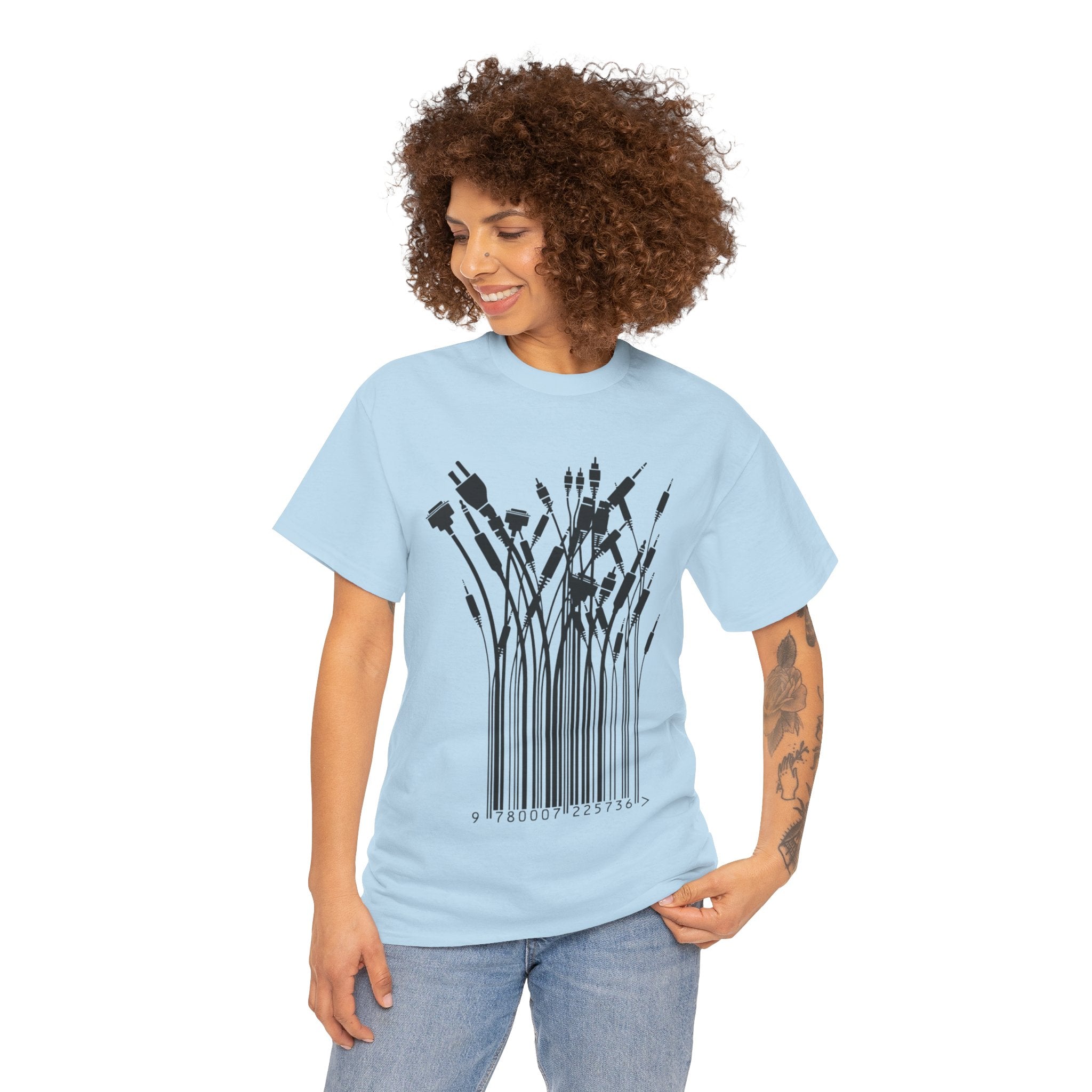 Barcode Wildflowers — T-Shirt