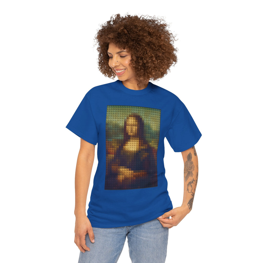 Pixelated Mona Lisa - T‑Shirt