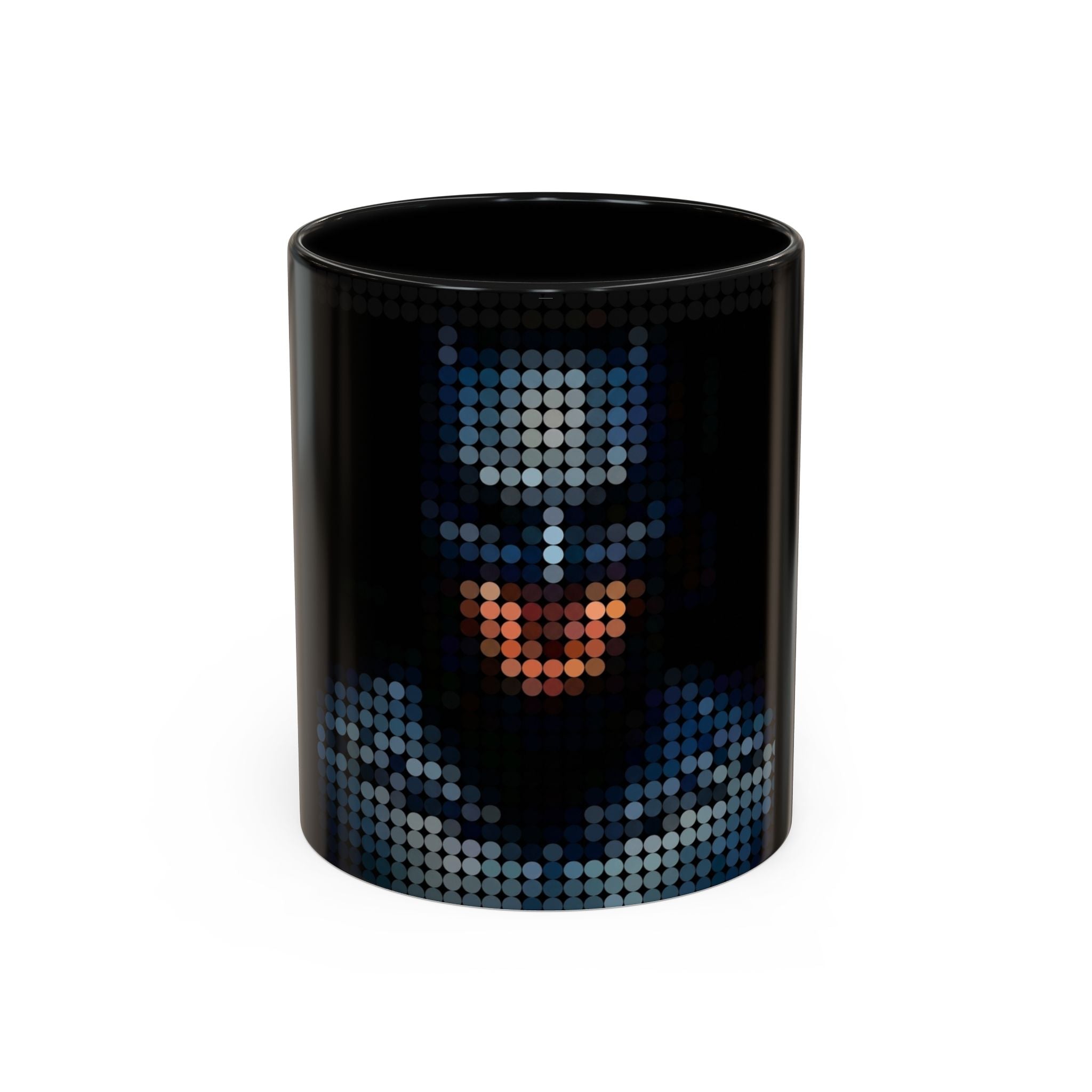 Pixel Art Dark Knight — Coffee Mug