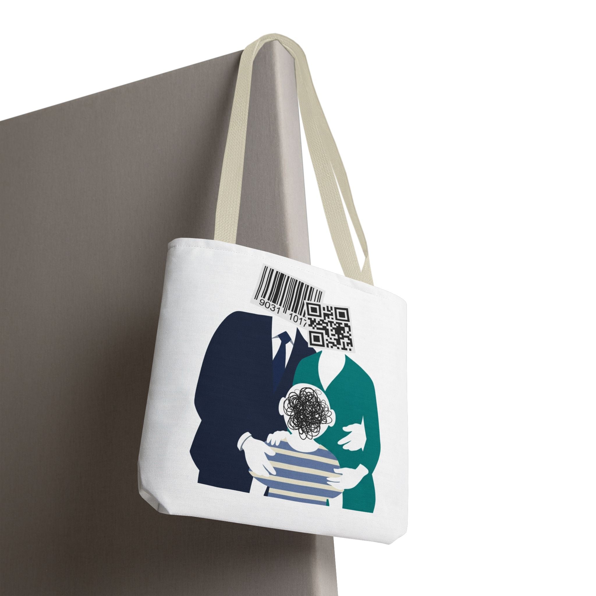 Barcode Family Portrait Tote Bag