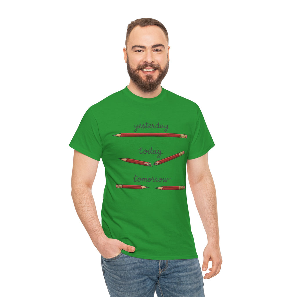 "yesterday, today, tomorrow" — Tshirt