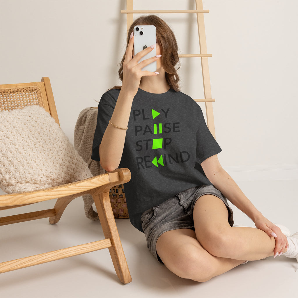 Play Pause Stop Rewind — T-Shirt