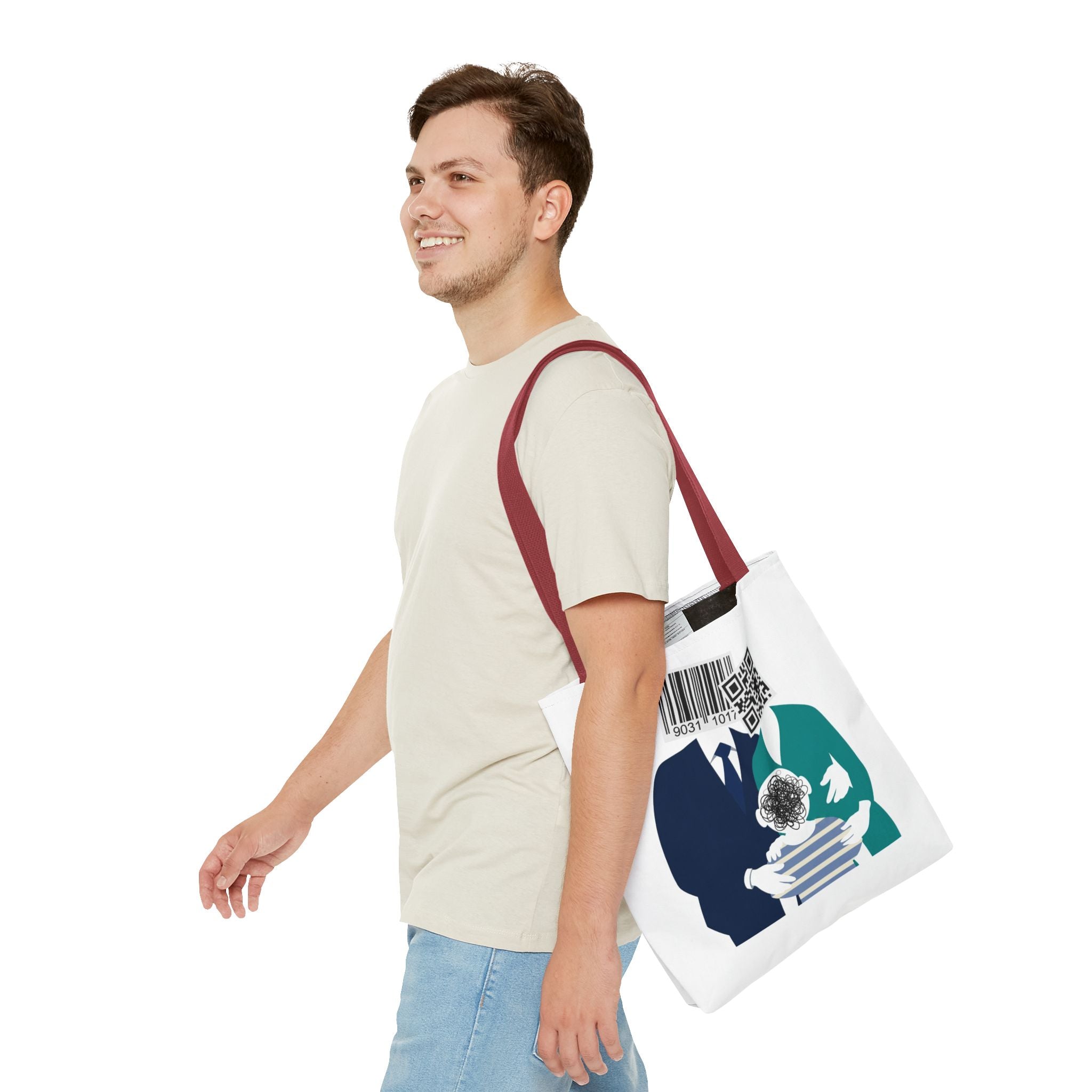 Barcode Family Portrait Tote Bag