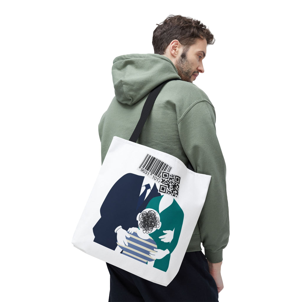 Barcode Family Portrait Tote Bag