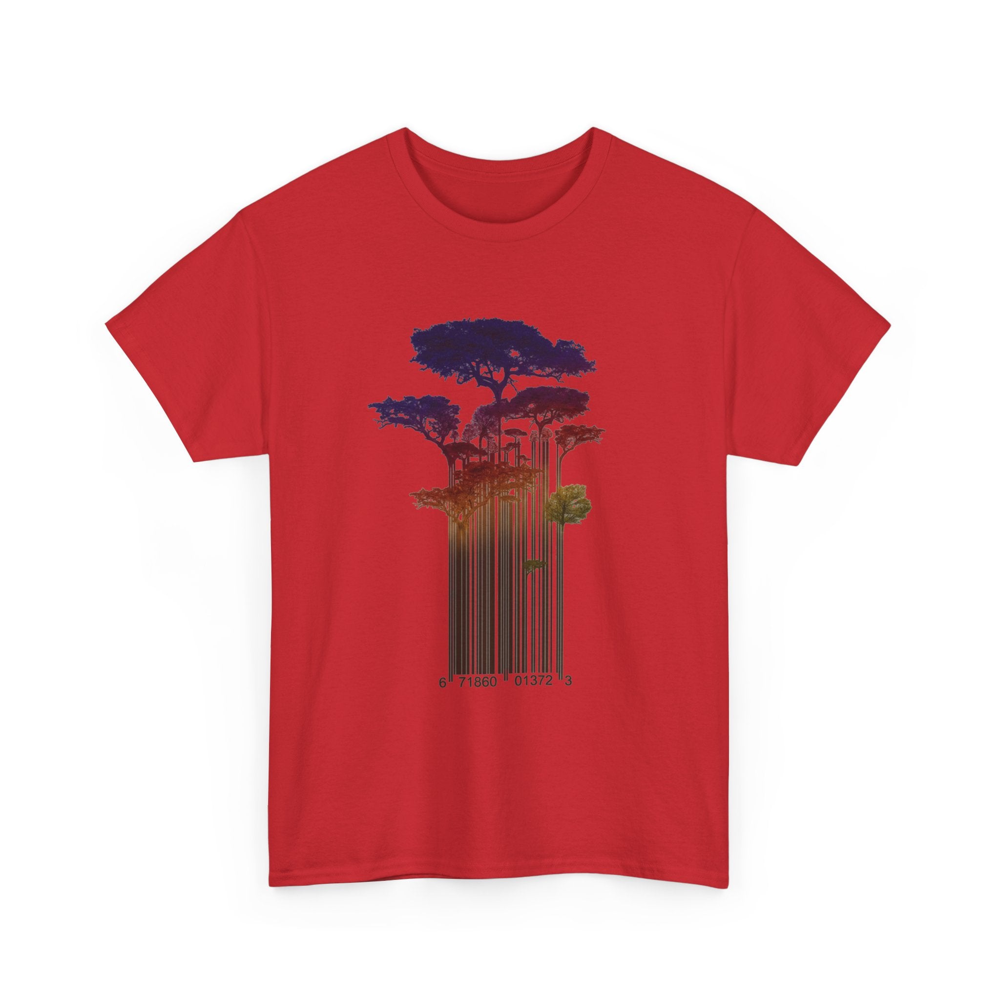 Barcode Forest T‑Shirt