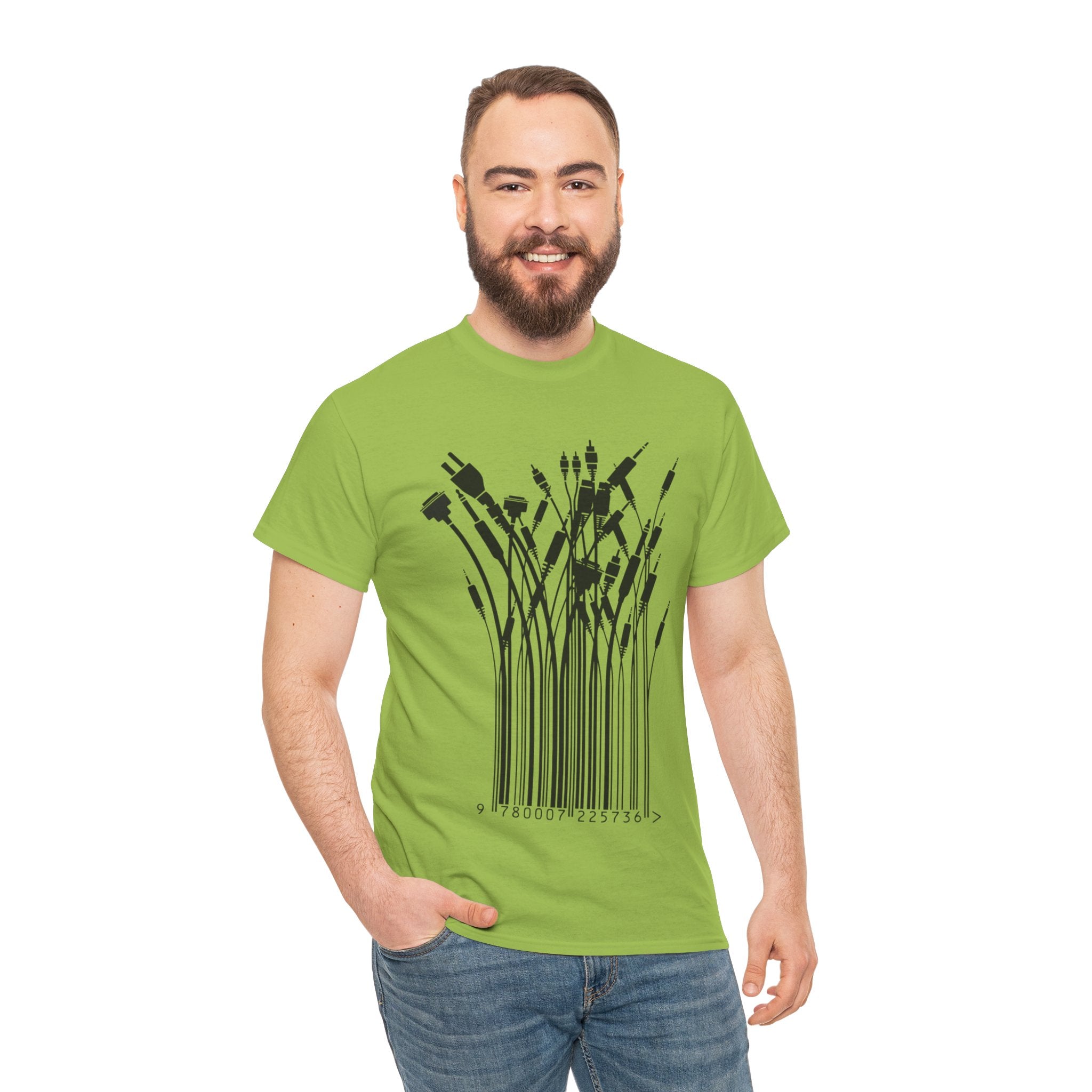 Barcode Wildflowers — T-Shirt