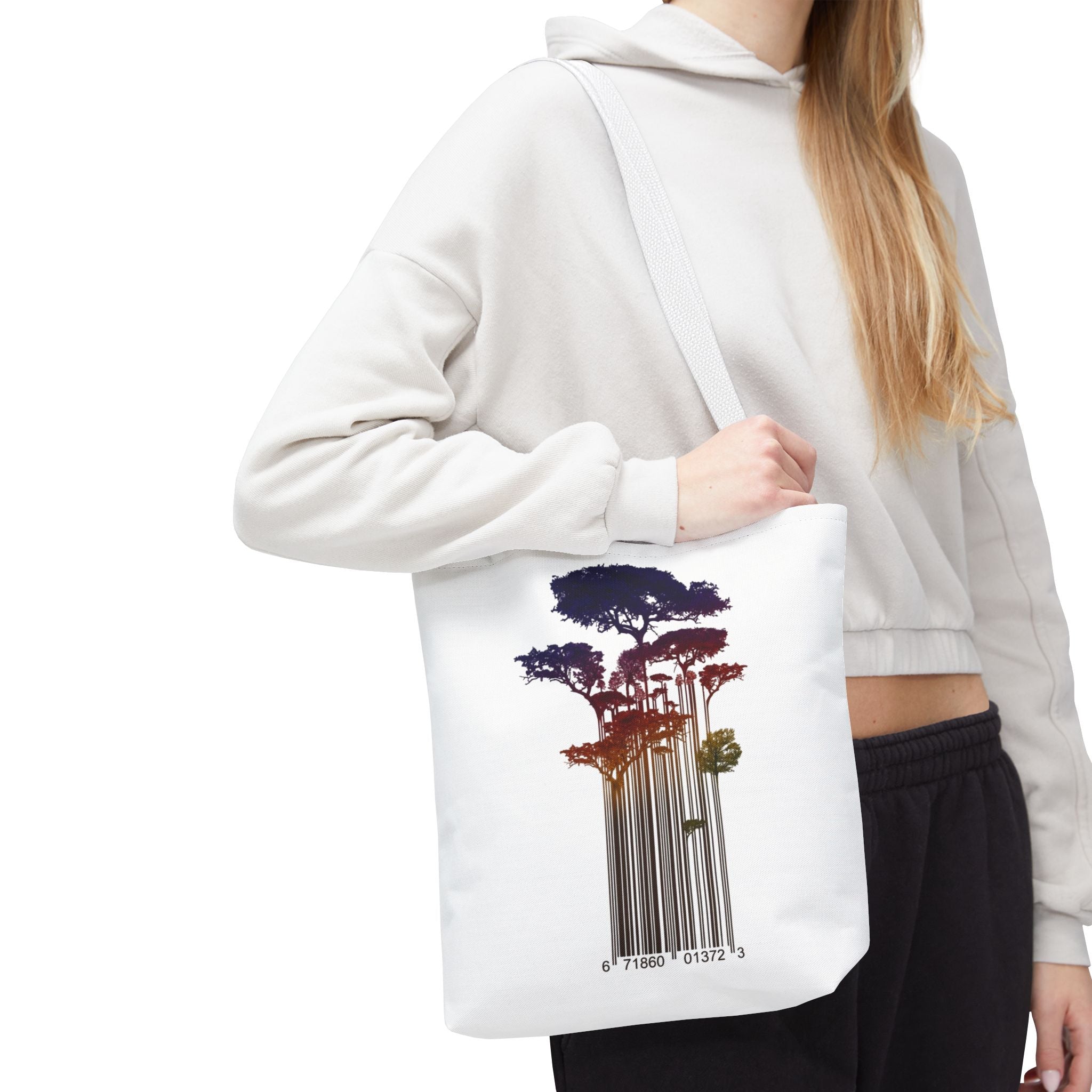 Barcode Forest — Tote Bag