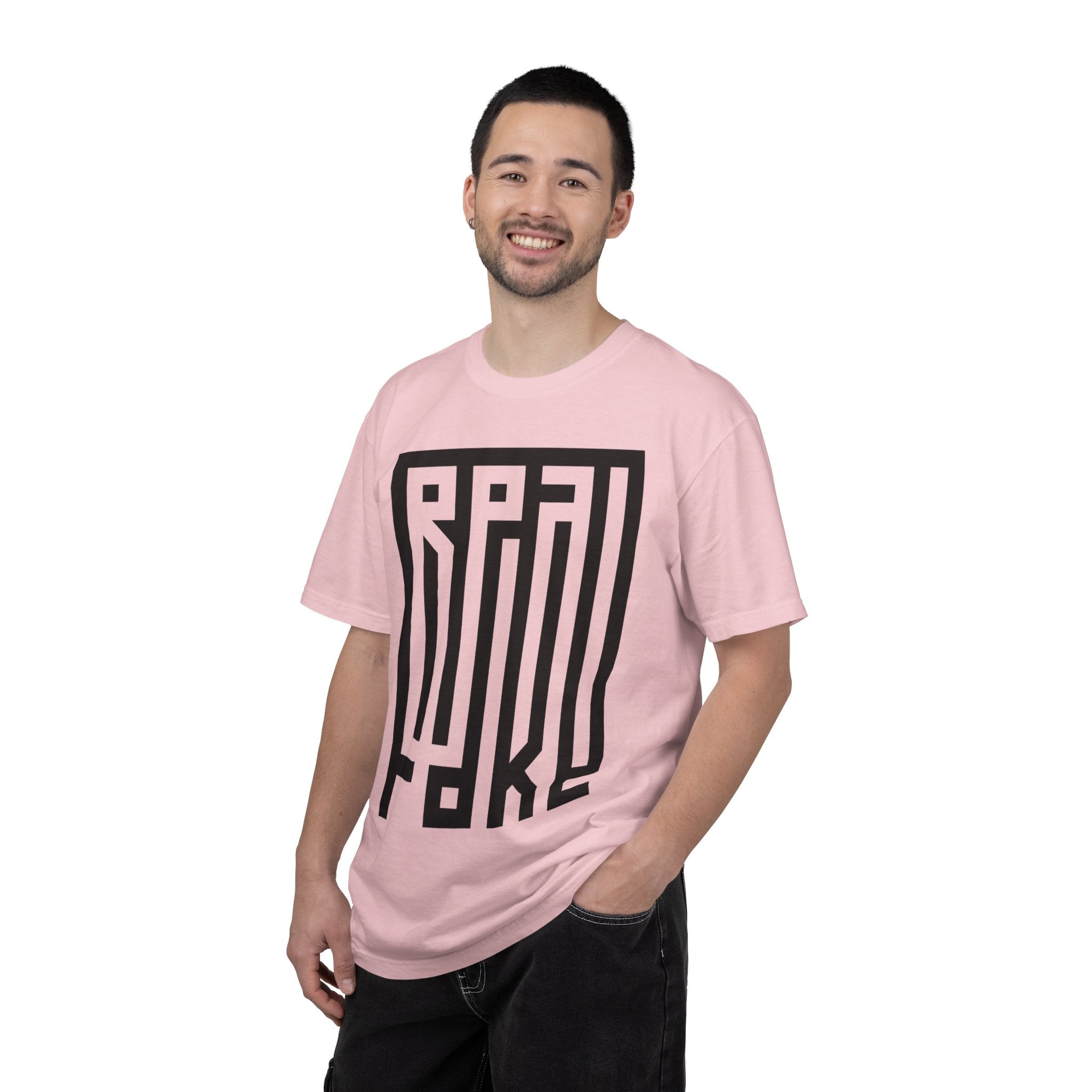 'Real/Fake' — T-Shirt