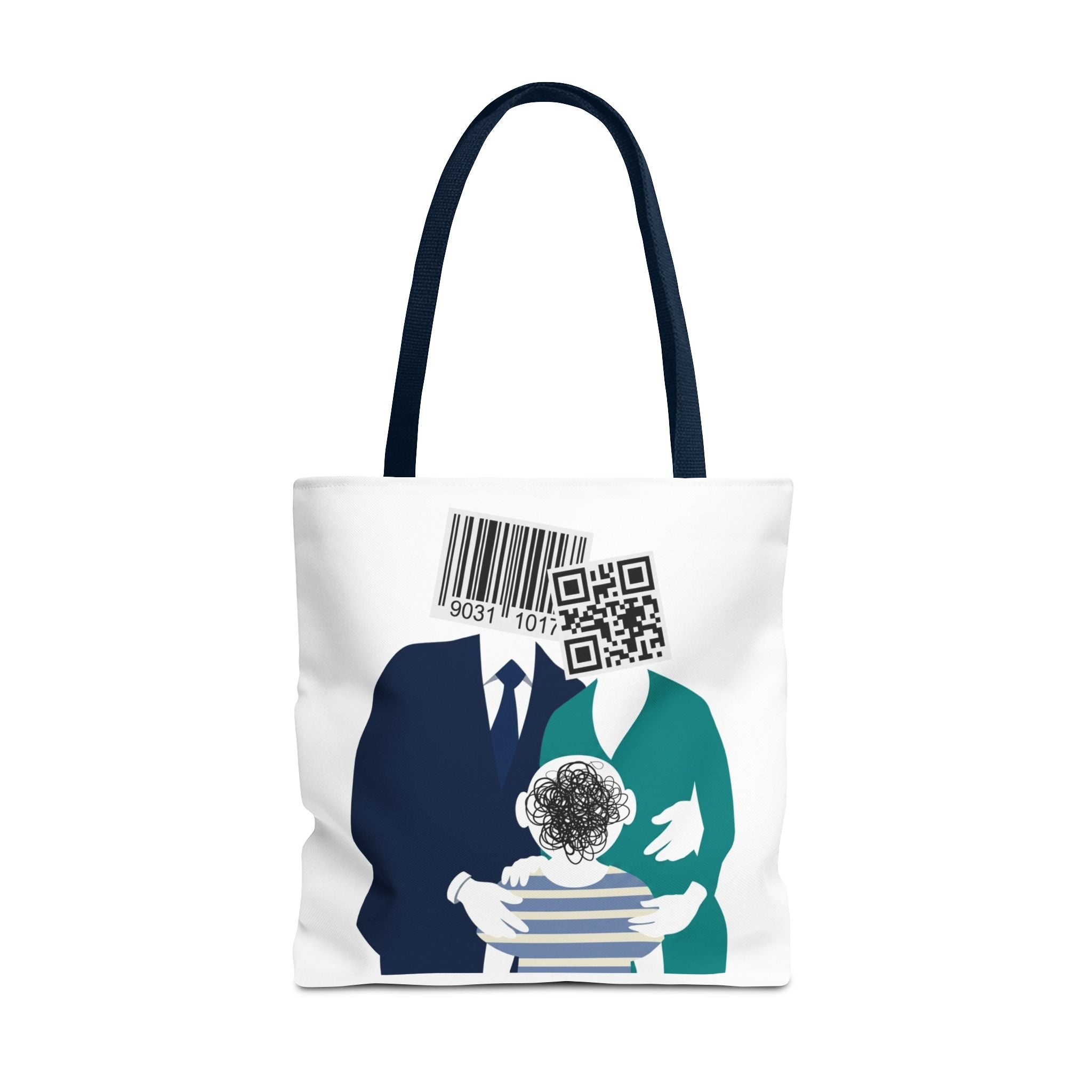 Barcode Family Portrait Tote Bag