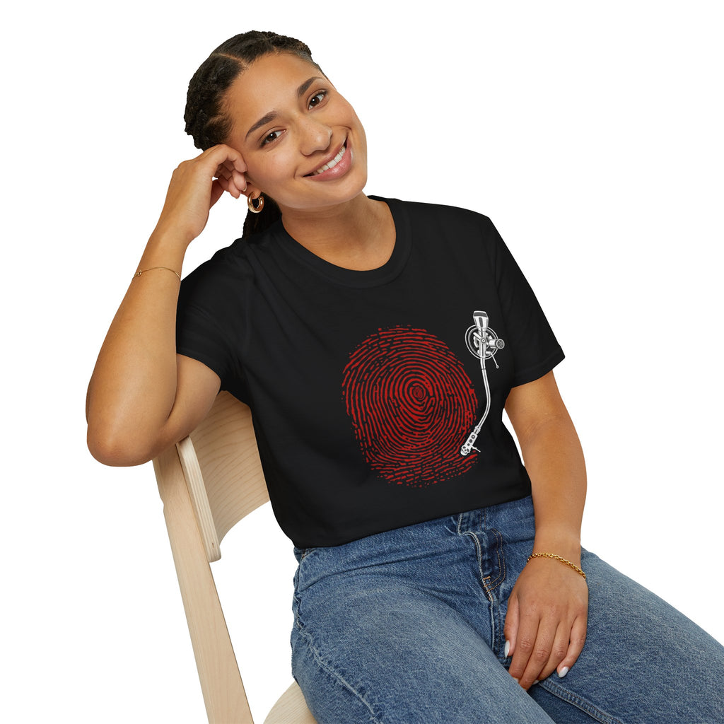 Fingerprint Turntable — T-Shirt