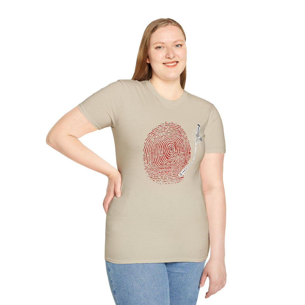Fingerprint Turntable — T-Shirt