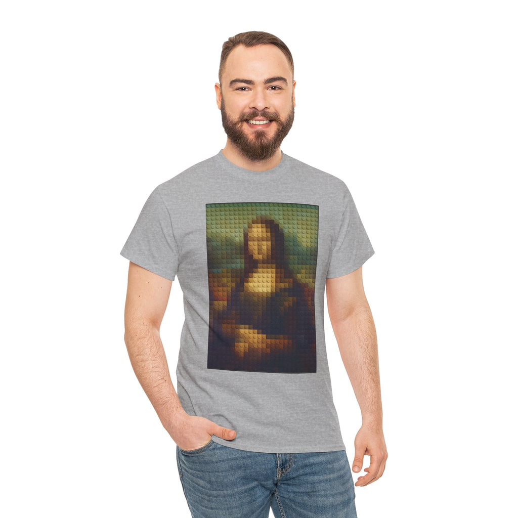 Pixelated Mona Lisa - T‑Shirt