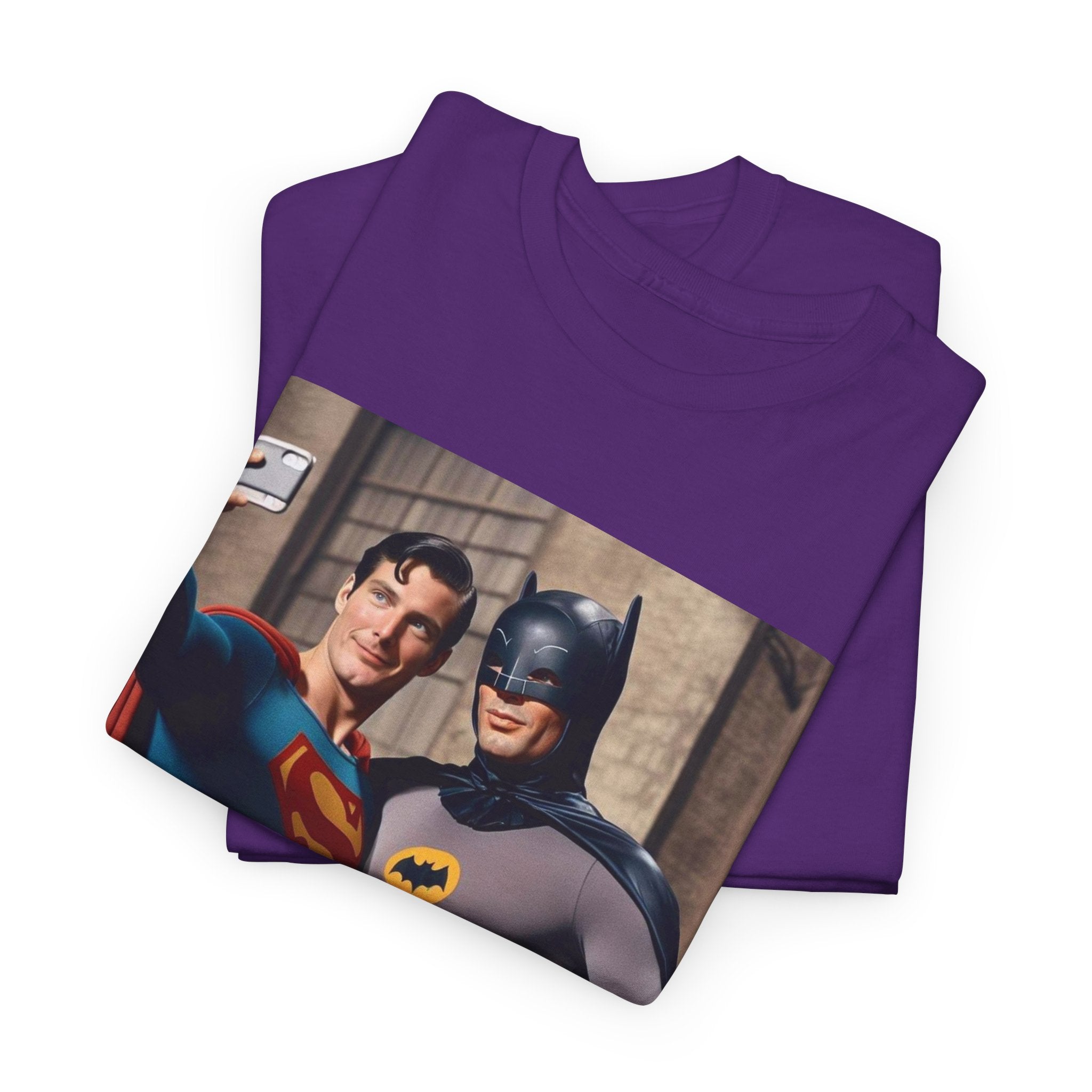 Retro Superhero Selfie - T shirt