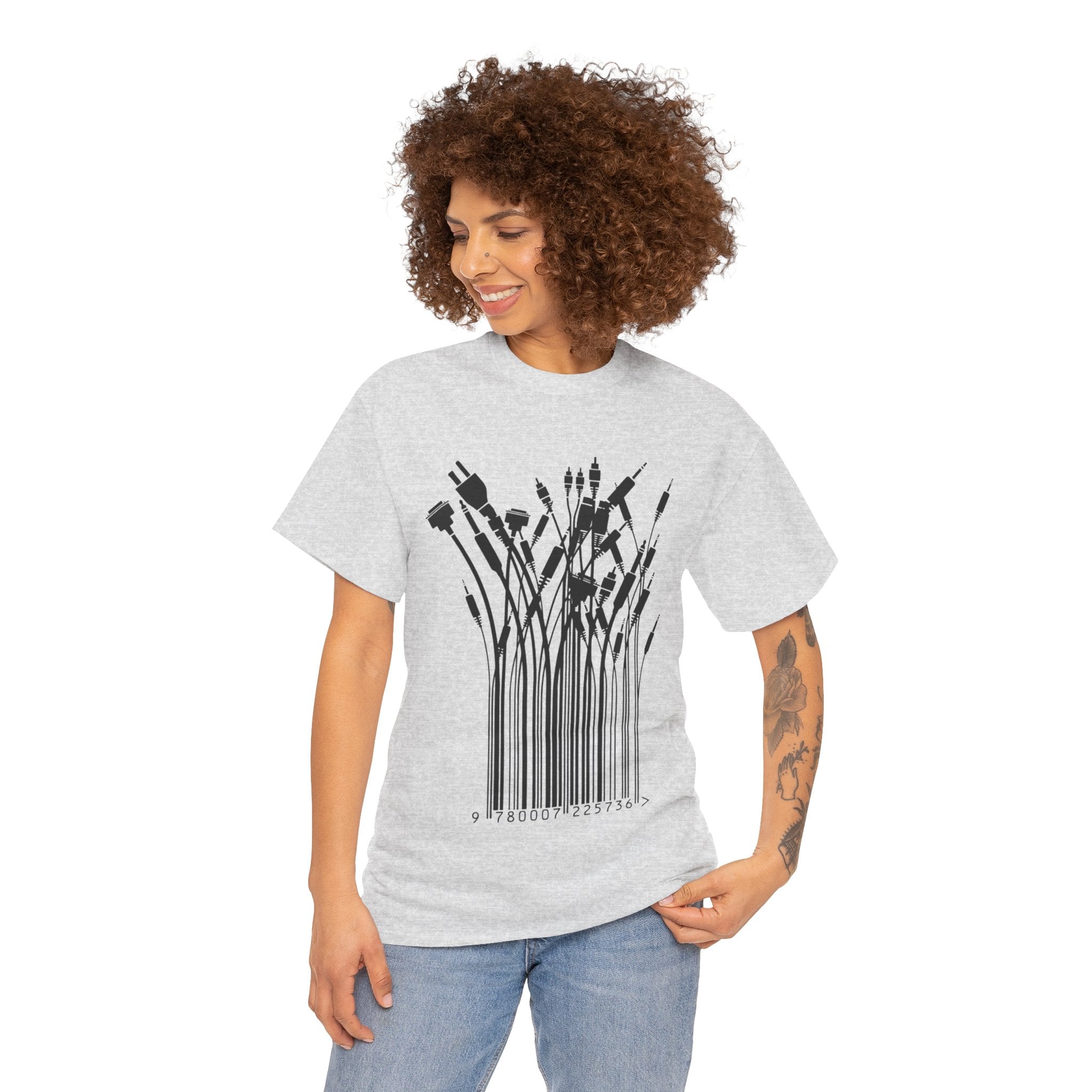 Barcode Wildflowers — T-Shirt