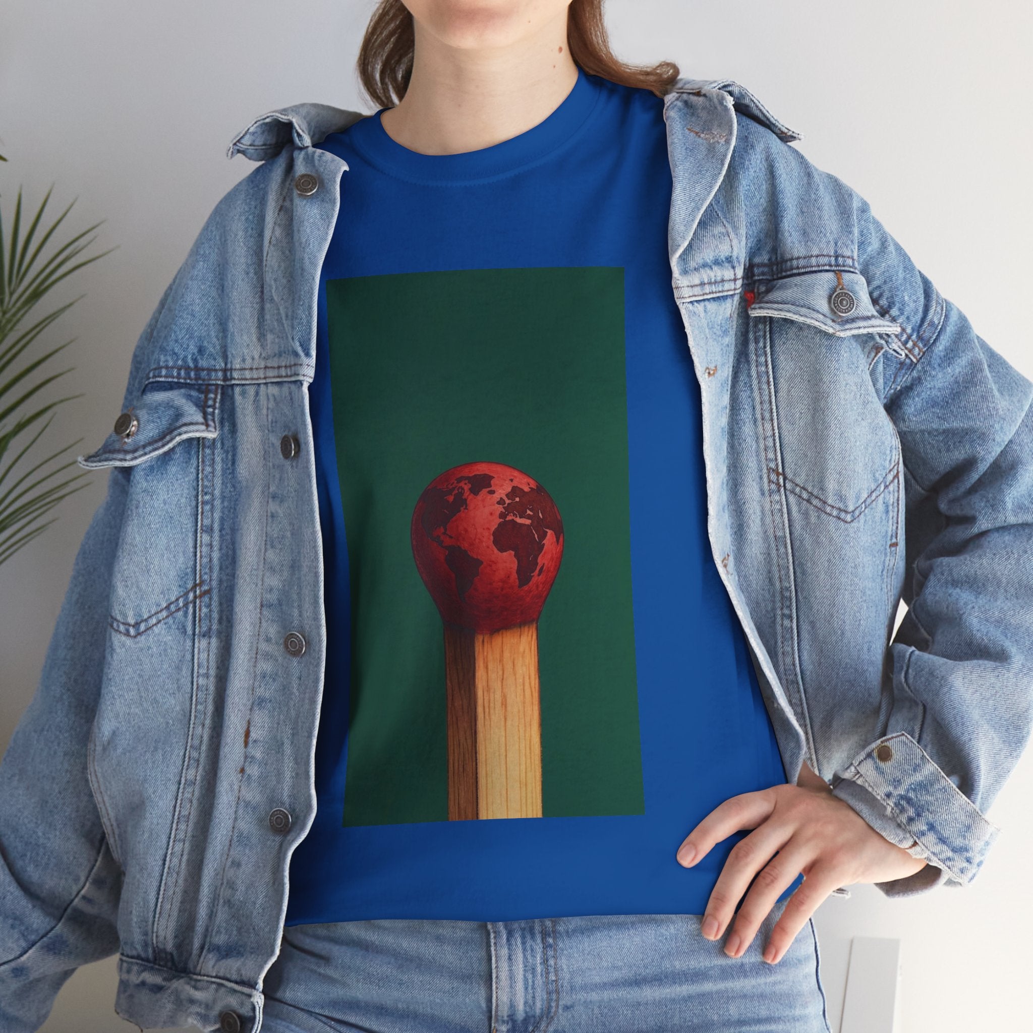 Matchstick Earth — T‑Shirt