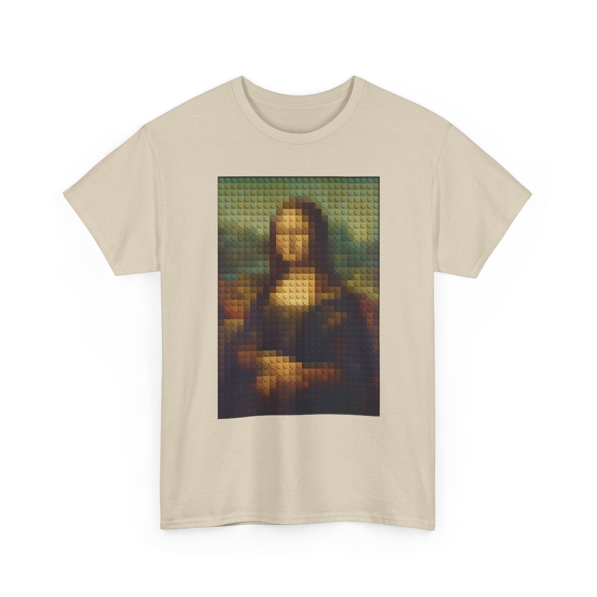Pixelated Mona Lisa - T‑Shirt