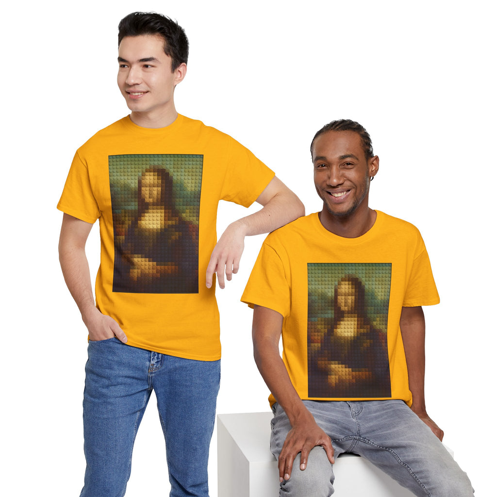 Pixelated Mona Lisa - T‑Shirt