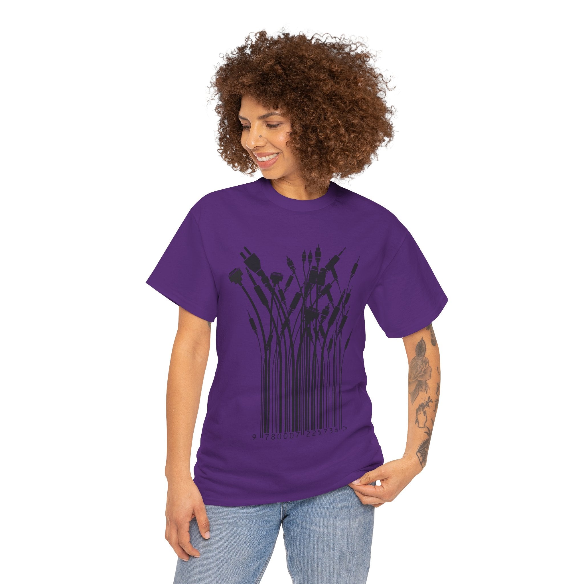 Barcode Wildflowers — T-Shirt
